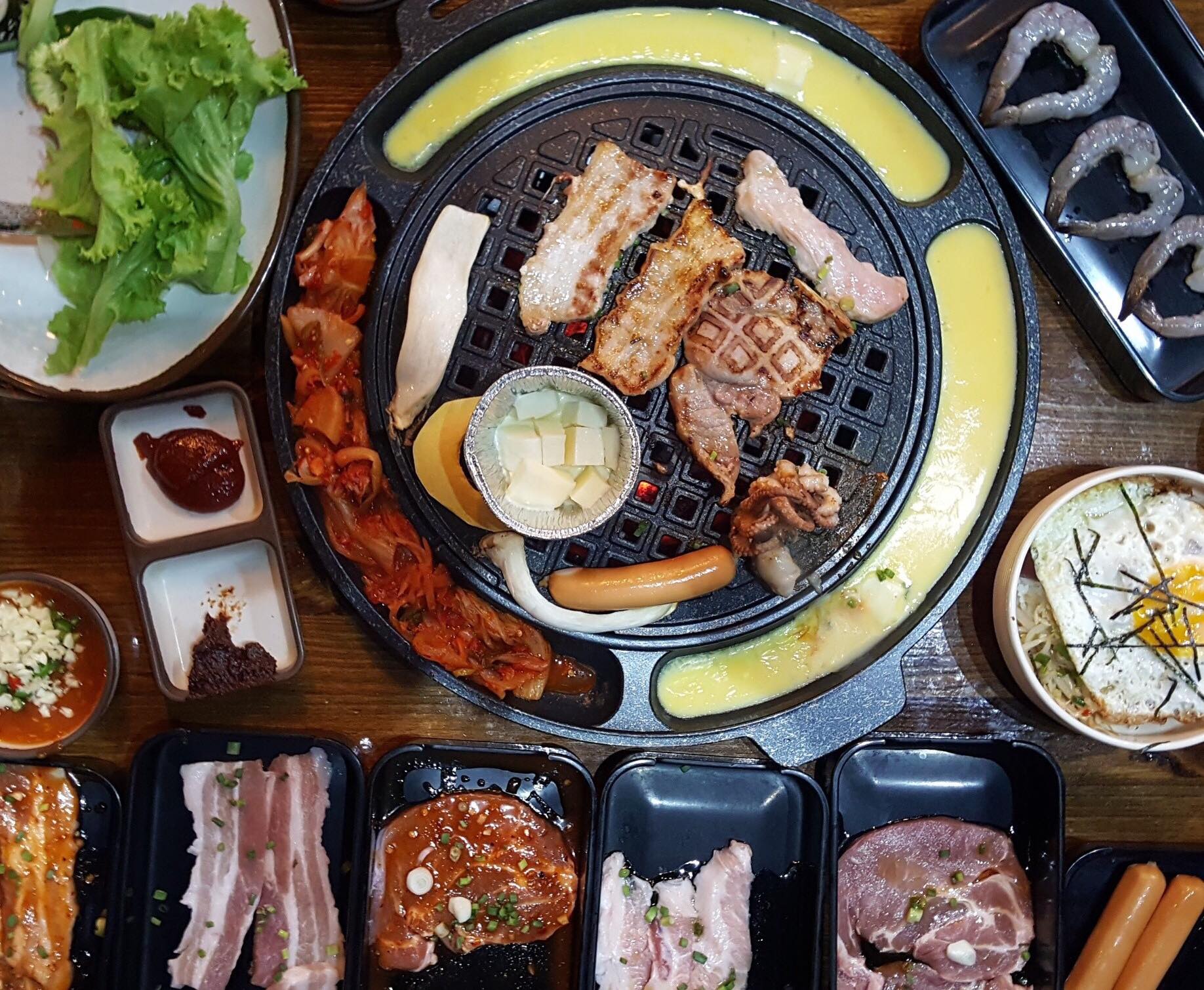 Gamsa_aree, Hana Korean BBQ, Yoon's Kitchen, Nene Korean BBQ Buffet, Kim's bbq, Saemaeul Thailand, Drum BBQ, Factory Buffet, GoGi SeKi, Seoul BBQ, Nammaejipthailand, The Tongkeungui, Seoul Garden, Kwang Han Roo, Jeju BBQ 제주 บุฟเฟ่ต์ปิ้งย่างเกาหลี, Palsaik Thailand, Kokinaemsae