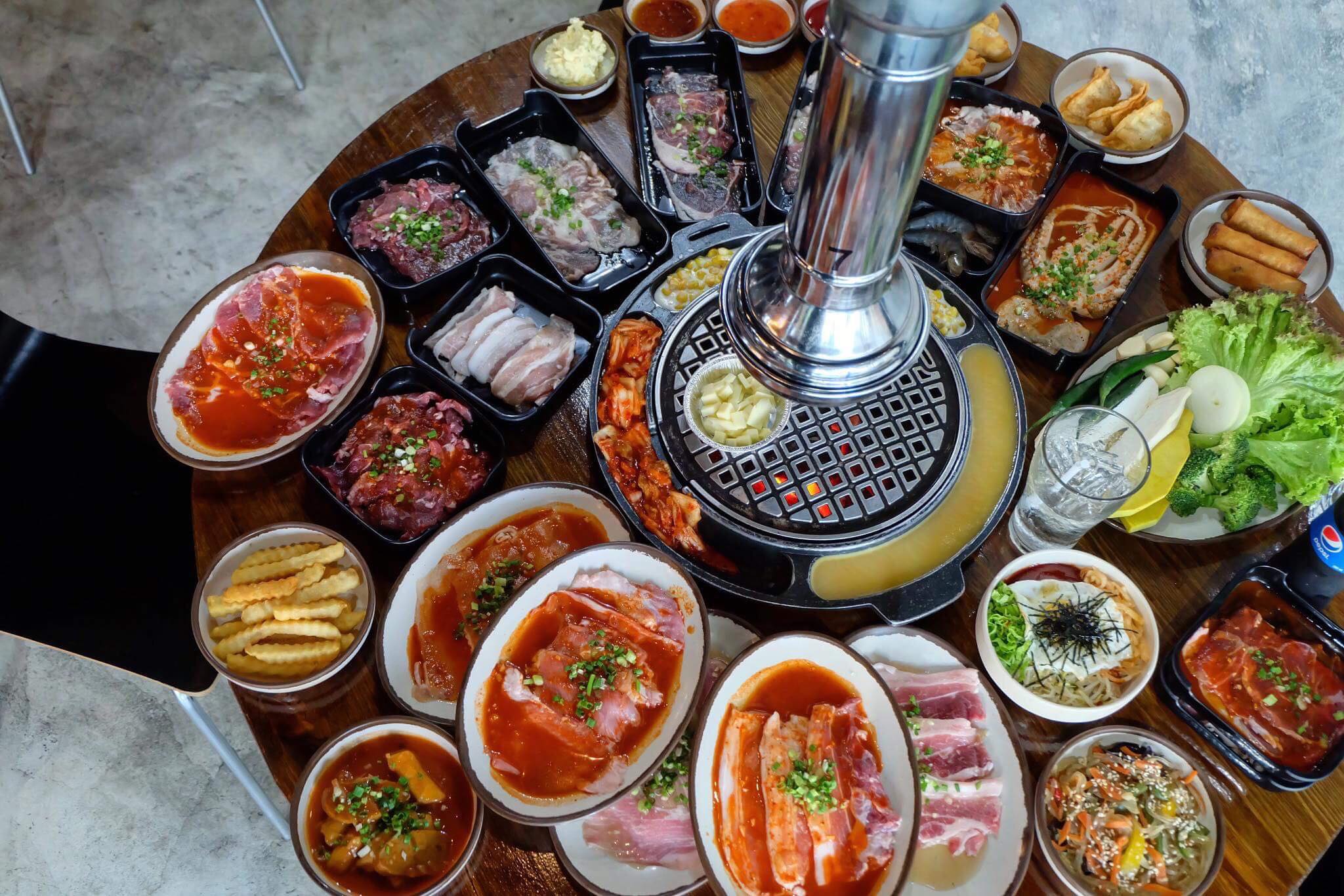 Gamsa_aree, Hana Korean BBQ, Yoon's Kitchen, Nene Korean BBQ Buffet, Kim's bbq, Saemaeul Thailand, Drum BBQ, Factory Buffet, GoGi SeKi, Seoul BBQ, Nammaejipthailand, The Tongkeungui, Seoul Garden, Kwang Han Roo, Jeju BBQ 제주 บุฟเฟ่ต์ปิ้งย่างเกาหลี, Palsaik Thailand, Kokinaemsae