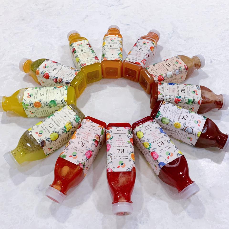 ผักฉ่ำ คำหอม, QULI Cold Pressed Juice, WYO.Juicebar, BEEP HPP Cold-Pressed, Roots, Own Your Own Fresh, Fruitstop, My Everyday Juice, น้ำผักผลไม้สกัดเย็น100%GOOD DRINK, ปลูกปั่น