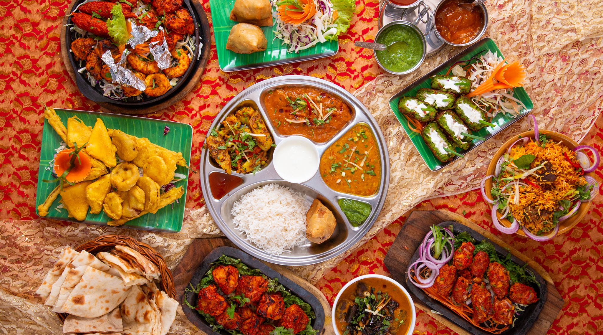 CURRY IN BOXES, Zafran Eatery, Tony's Restaurant พาหุรัด, Indian Essence Art, Indian Cuisine , Deven Chef Restaurant, Spicy by Nature, Indian Food 17 ถนนเจริญนคร, Amritsr, Indus, Royal India