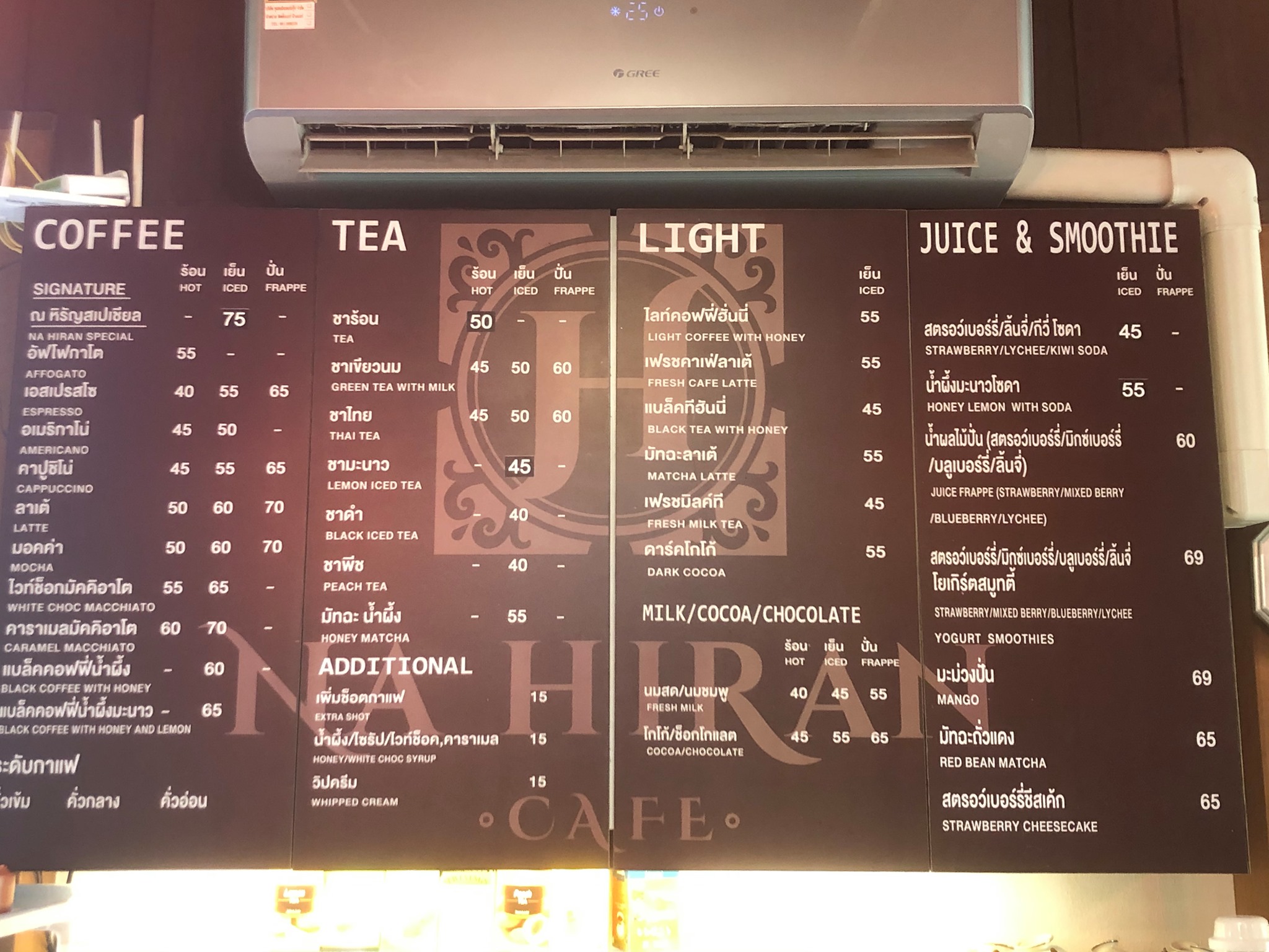 Mixirista Lampang, TIN’N, Wooden House Cafe', Karpenter cafe&amp;bake, Secret Garden Cafe, บ้านนอกคาเฟ่, Kin Cafe' Lampang, ณ หิรัญ คาเฟ่, Himwang Café, ไอหย๋า ปังนม, Dezato Cafe, อาร์มแชร์ คาเฟ่, โก๋กาแฟ ธรรมดาเป็นพิเศษ, Nalalin Home Cafe-Lampang, NOP Cafe&amp;Bistro, ก๋างต้ง, Moungngwezin