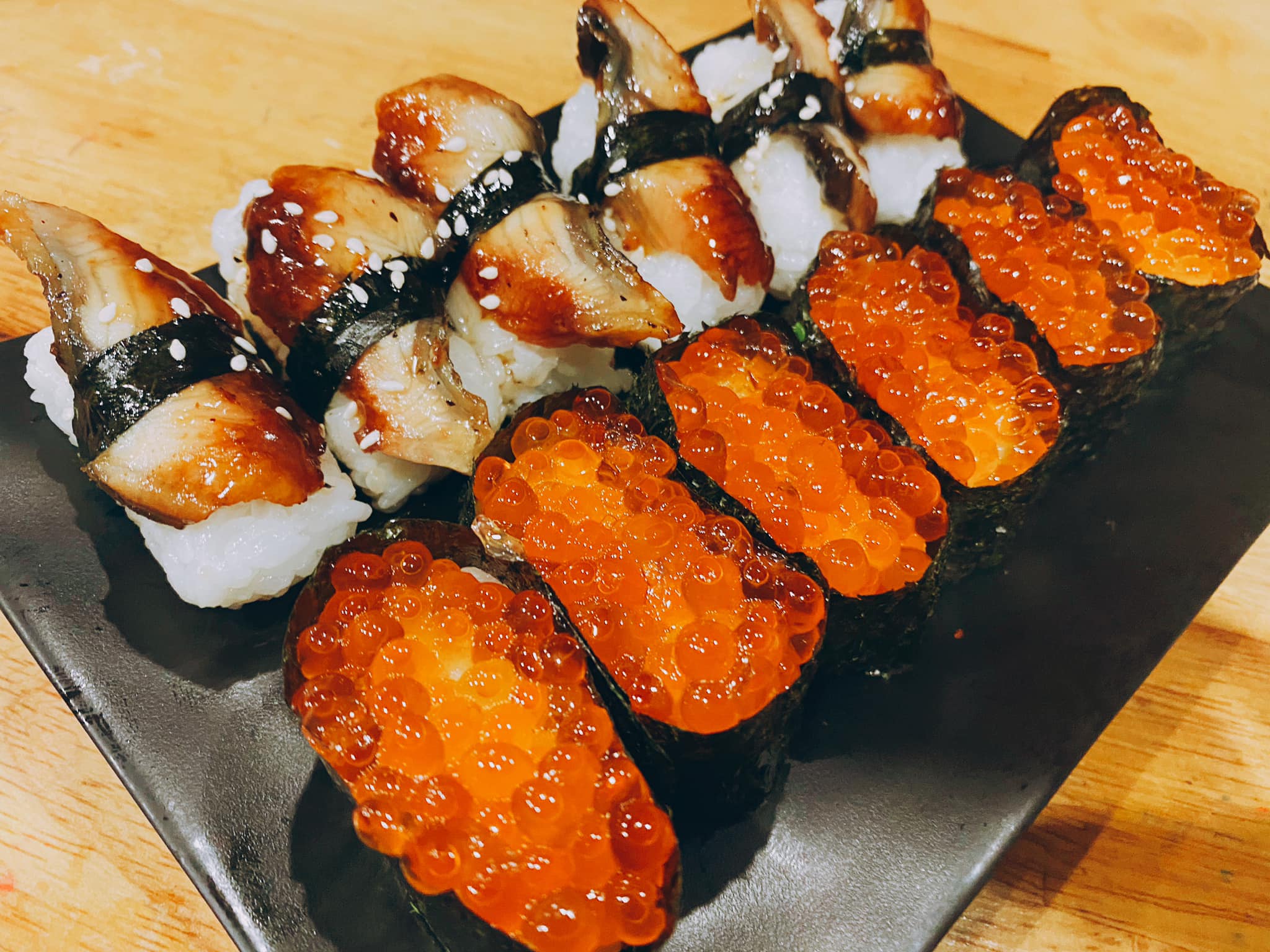 Jugemu, ข้าวปั้น, Sensei Ramen, SalmoniA, Masaru Sushi, TOMA sushi