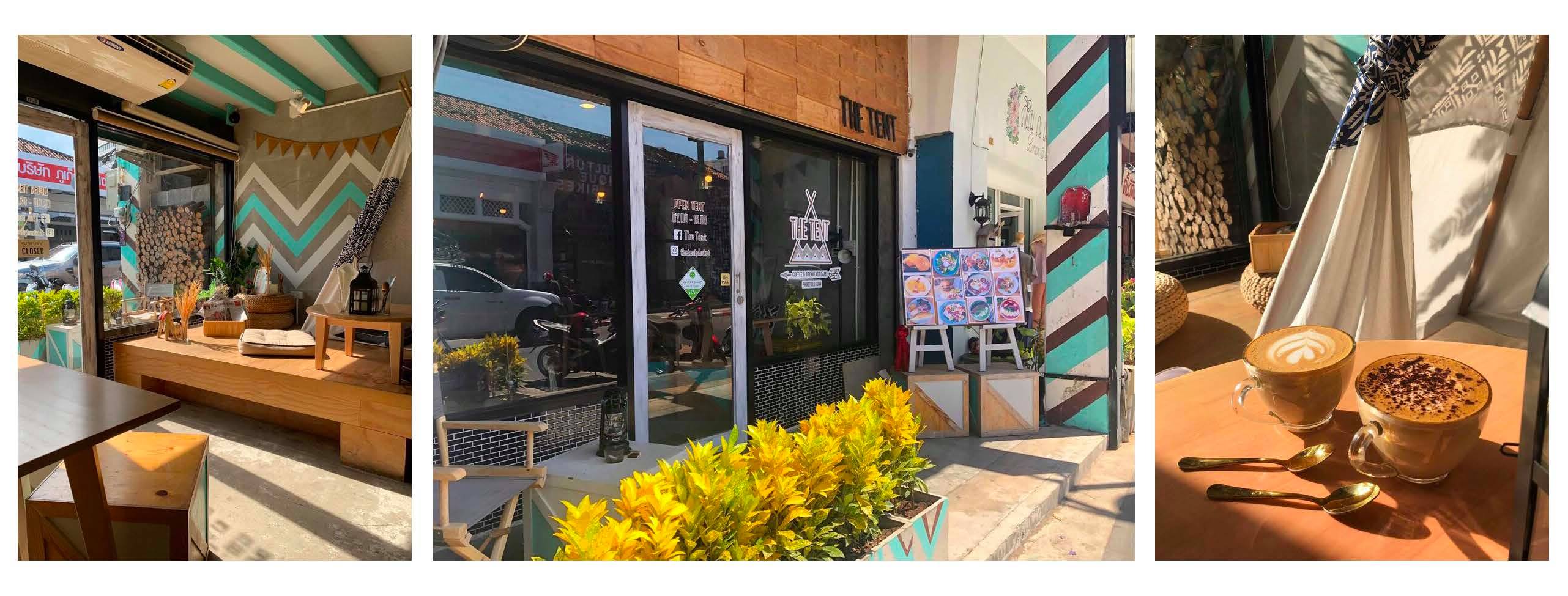 MOONSTo̲̲NE, Bread Crumbs Cafe, Happy Cafe and Minifarm, เสื่อผืน หมอนใบ, WA-Phuket, Honest Coffee &amp; Service, Grove Phuket, RYN, DouBrew Coffee &amp; Craft, The Tent, หนัง(สือ)2521