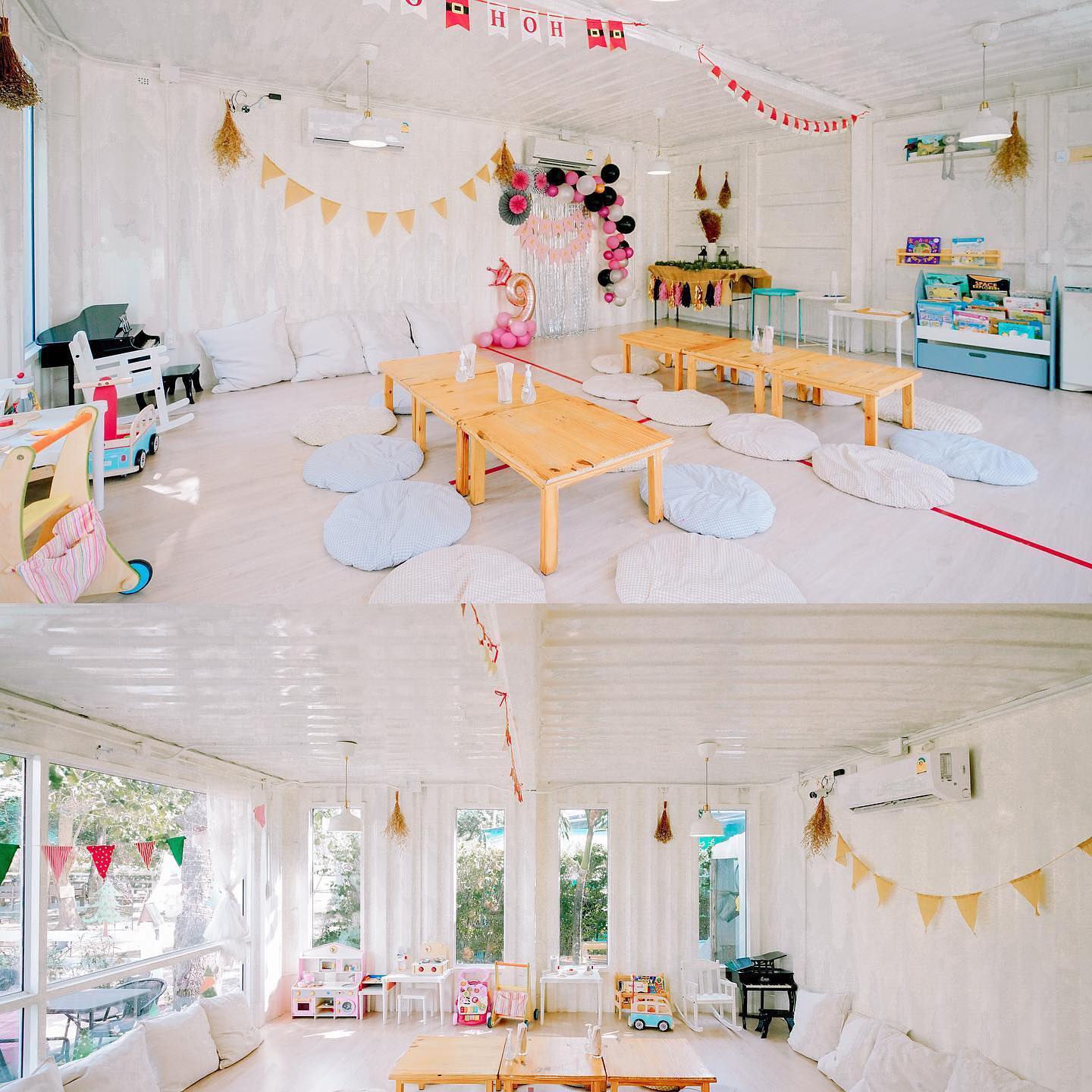 Kiddies’ House, ม้าก้านกล้วย คิดส์คาเฟ่, Little sheep kids cafe, Kickinkids, Moana Cafe, Organika Cafe and Play, Little Barn Kids Cafe, Pumpkin Art Town, DUBUA CAFE, FARM LUCK, Dressage Horse Café, Buttercup, Mari go round