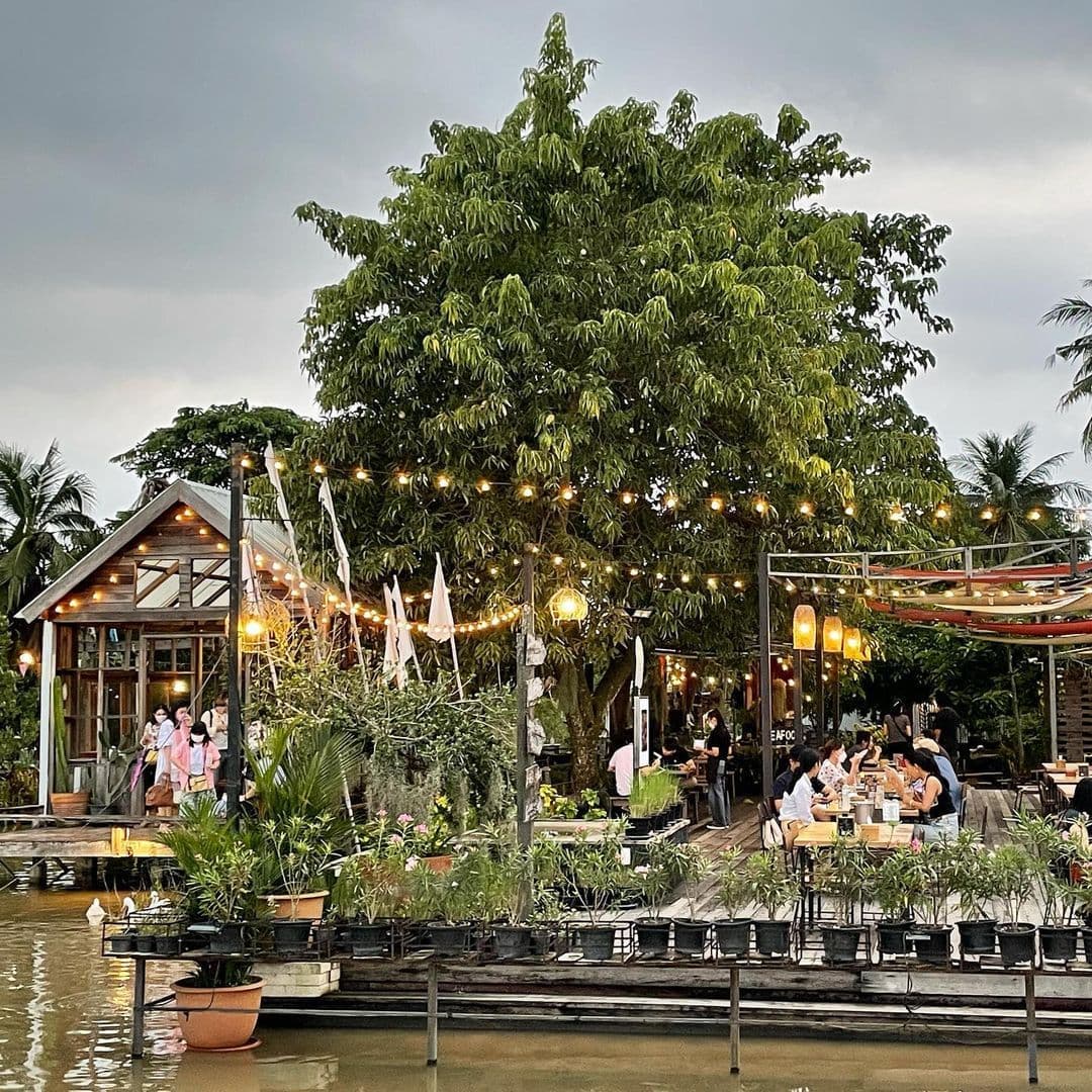 รำไร, ธรรมชาติโอชา, Rangnok Cafe&amp;Bar, บ้านท่าน้ำนนท์ Chaopraya antique Cafe, THE COUSIN, เพลิน Zaab Cafe, สายน้ำคาเฟ่ เกาะเกร็ด, สวนกู เดอะคาเฟ่, กาแฟบ้านเลขที่ ๑, 5522cafe, Rongsi Studio, คลองอ้อมคาเฟ่, คาเฟ่บ้านเฮีย
