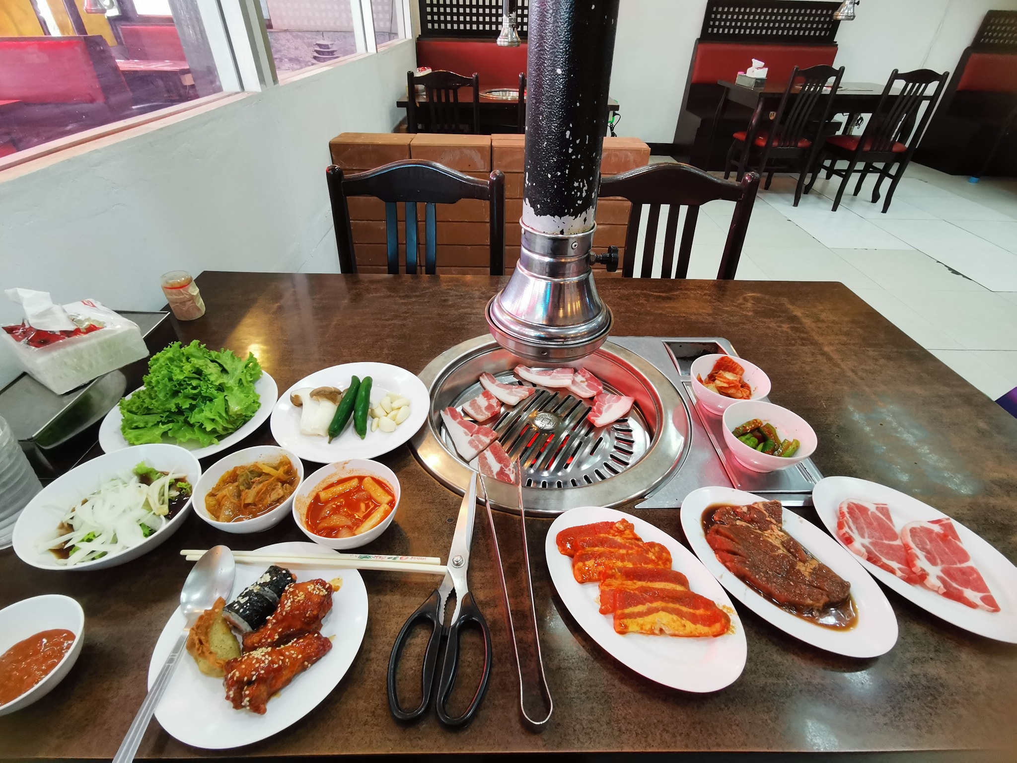 อร่อยติ่มซำ สุกี้สไตล์ฮ่องกง, Happy Suki, จ้าวเนื้อ บุฟเฟ่ต์ เนื้อย่างกระทะร้อน, โชคชัย 4 ปากซอย 33, กังนัม บุฟเฟ่ต์เกาหลี, Lucky BBQ, Nene Korean BBQ Buffet, ซูวอนซองบาร์บีคิว, ตั้งเตา หมูกระทะบุฟเฟ่ต์เลี่ยงเมืองนนท์, คุณเปิ้น หมูกระทะ