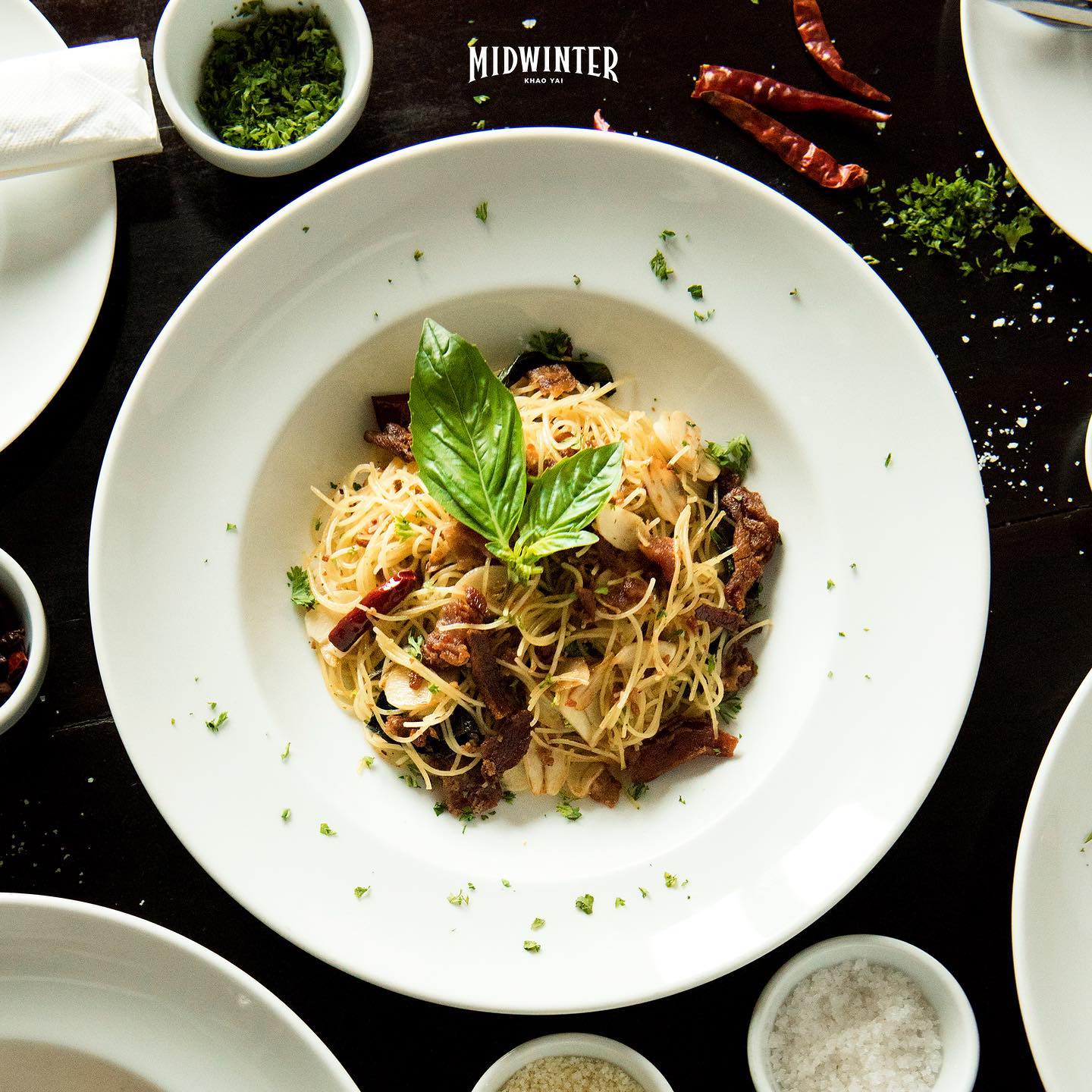 Midwinter, Dandelion Bake Studio, Cafe Reverie, Portobello &amp; Désiré, Level 50 by SEE FAH, Siam Yacht Club, Blue Sky, at Centara Grand, Mezzaluna Restaurant