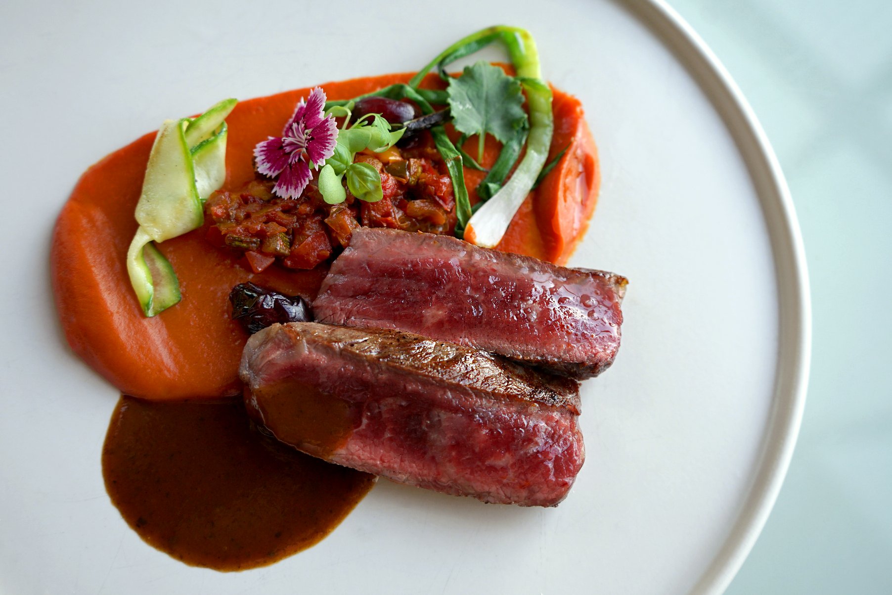 Level 50 by SEE FAH, Siam Yacht Club, Blue Sky, at Centara Grand, Mezzaluna Restaurant