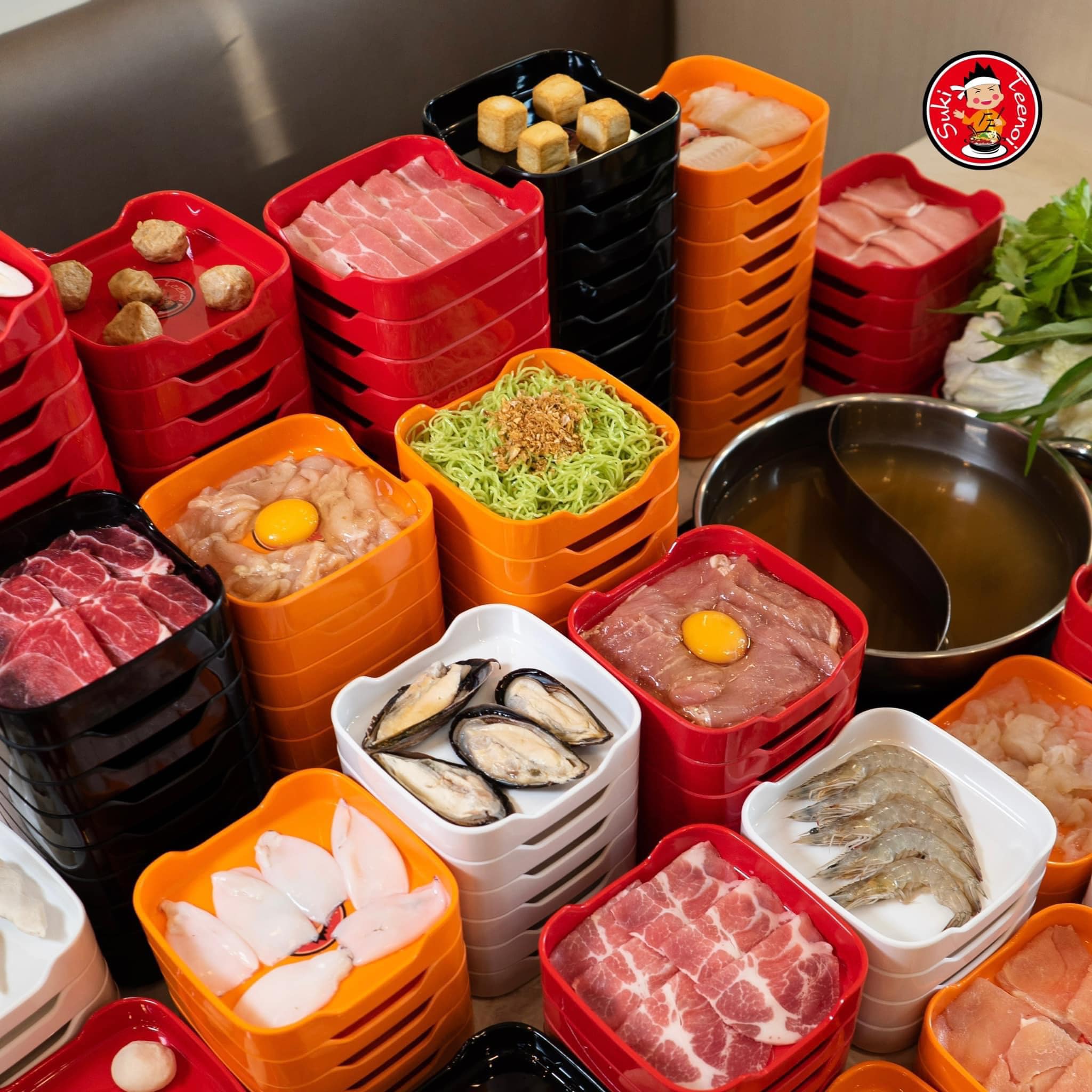 Baan suki, Y.O.U หมูกระทะ, JJANG restaurant and BBQ, ฮ่องเต้ สุกี้-ปิ้งย่าง บุฟเฟ่ต์, สุกี้ตี๋น้อย, สาขาเลียบด่วนเอกมัยรามอินทรา, BestBeef, ปิ้ง-ย่างเทวดา, Happy Suki, 18 มงกุฎ สุกี้-ชาบู, สุกี้ดารา, อร่อยติ่มซำ สุกี้สไตล์ฮ่องกง