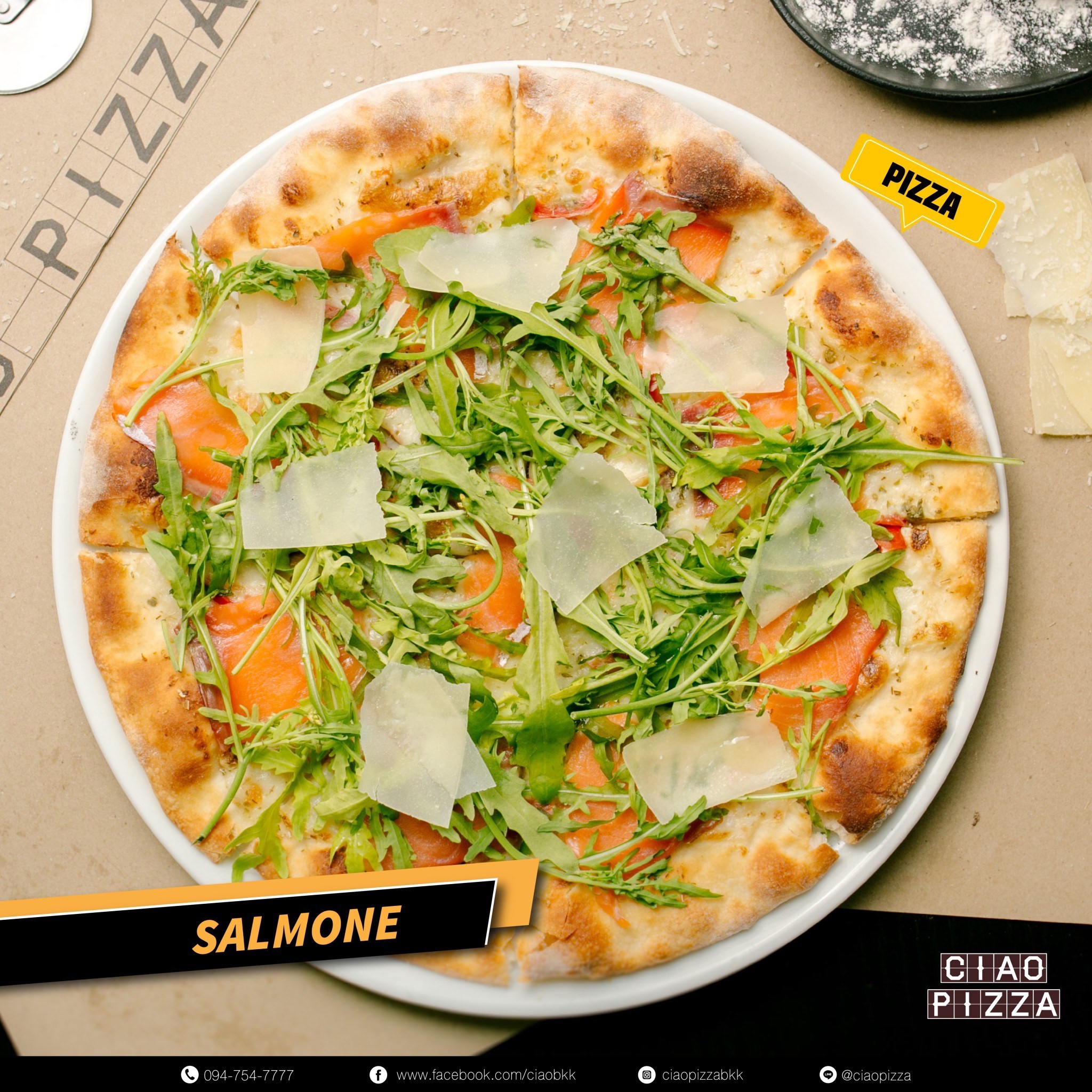 Pizzeria Limoncello, เชฟถนอม, กลมกล่อม BY CHEF AKE, Ciao Pizza, Pizza Aroy, Pizza Massilia, Grazie Pizzeria, The Garden Dough, Lanta Pizzeria, Mama Dolores, PizzaPazza, Dressage Horse Café, Pizzazo, Shelter Pizza พิซซ่าเตาถ่าน