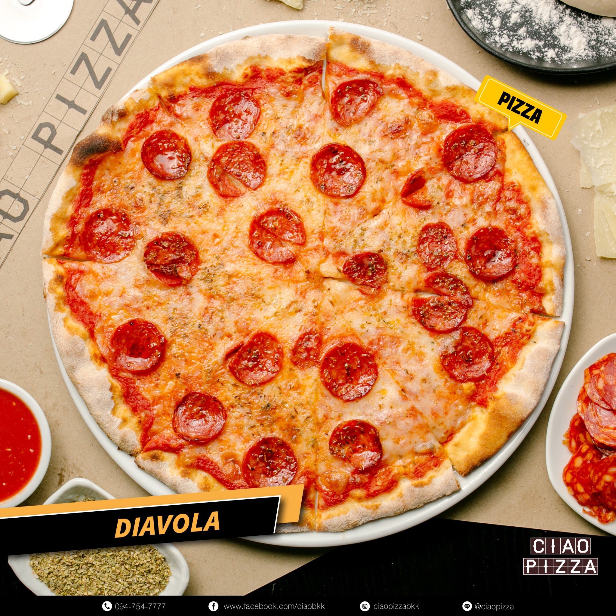 Pizzeria Limoncello, เชฟถนอม, กลมกล่อม BY CHEF AKE, Ciao Pizza, Pizza Aroy, Pizza Massilia, Grazie Pizzeria, The Garden Dough, Lanta Pizzeria, Mama Dolores, PizzaPazza, Dressage Horse Café, Pizzazo, Shelter Pizza พิซซ่าเตาถ่าน