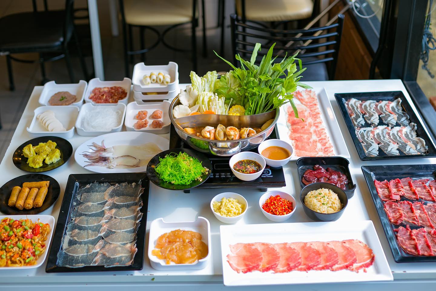 กอบัว, บ้านอาหารไทย, บ้านบัว, บ้านรั้วไม้ Cuisine &amp; Cafe, ครัวหอมมันปู, ร้านไหน อุทยานหินเขางู ราชบุรี, สวนอาหาร รางตาล, Pakmud แซ่บหมูทะ, สาขาโพธาราม, ถึงพริกถึงขิง, มะม่วงคู่, เนื้อต้มบ้านสิงห์ เจ๊ติ๋ม, โกรกแดง, ชุมทางของอร่อย, Mainichi365, Octospider restaurant, Lim cafe Photaram, ครัวตะนาวศรี สวนผึ้ง ราชบุรี, อาตี๋โกปี๊, โอปอชิฟฟ่อนเค้ก, ก๋วยเตี๋ยวปลาแม่กลอง, ติ๋มเค้กมะพร้าวอ่อน, ก๋วยเตี๋ยวโบราณป้าฮวย, โอ่งข้าวโอ่งน้ำ, ครัวม่อนไข่ สวนผึ้ง ราชบุรี, ShabuDo