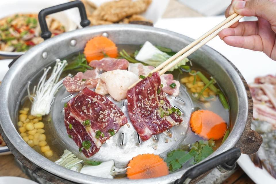 Everyday mookrata & cafe, นั่งปิ้ง หมูกระทะ, Sky grill หมูกระทะ, อารียา หมูกระทะ สาขา 3 รูฟท็อป, หมูกระทะคนรวย, หมูหมึกกุ้ง, Bargyuu, ปิ้งเนย บุฟเฟ่ต์ปิ้งย่างกระทะร้อน อโศก on-the-roof