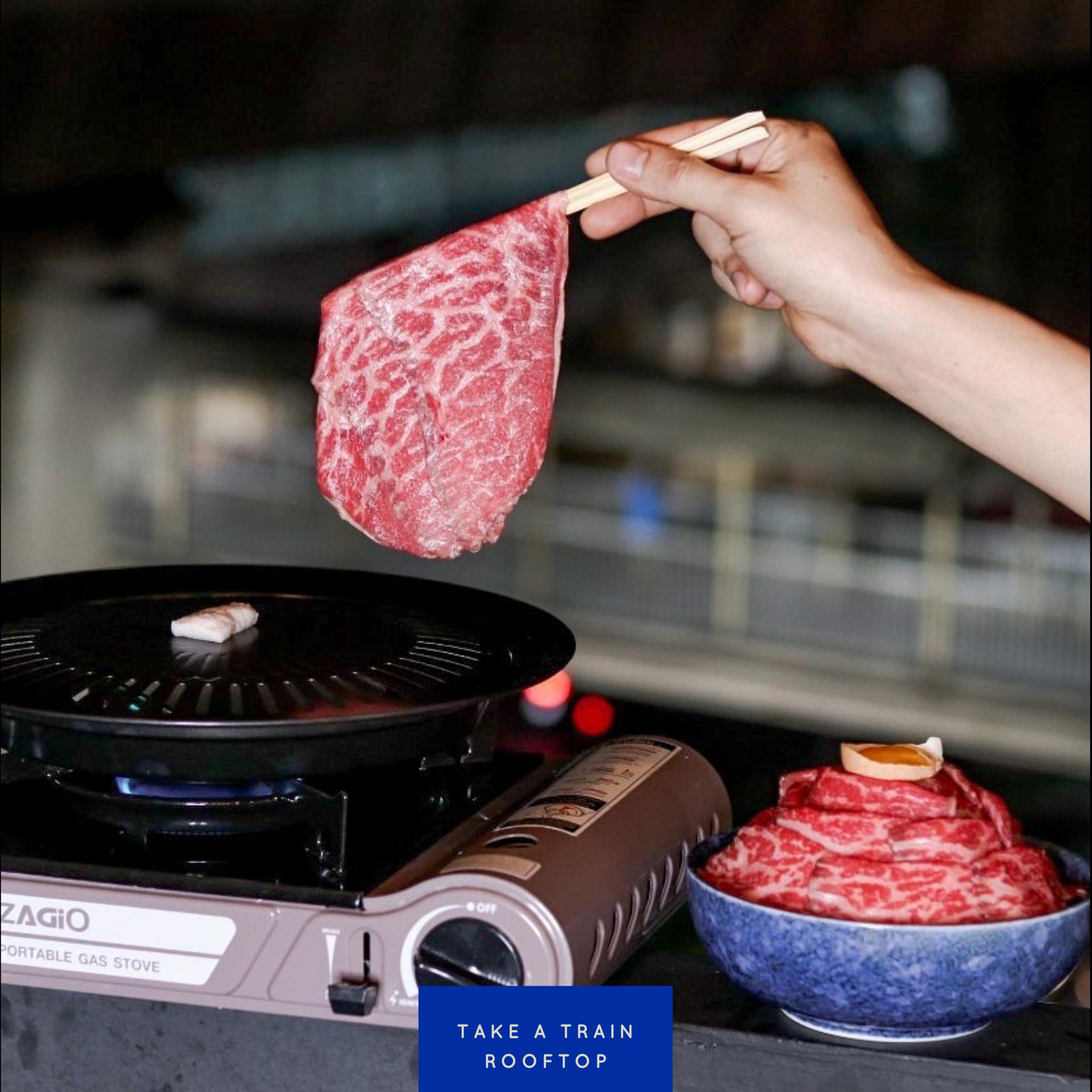 Everyday mookrata & cafe, นั่งปิ้ง หมูกระทะ, Sky grill หมูกระทะ, อารียา หมูกระทะ สาขา 3 รูฟท็อป, หมูกระทะคนรวย, หมูหมึกกุ้ง, Bargyuu, ปิ้งเนย บุฟเฟ่ต์ปิ้งย่างกระทะร้อน อโศก on-the-roof