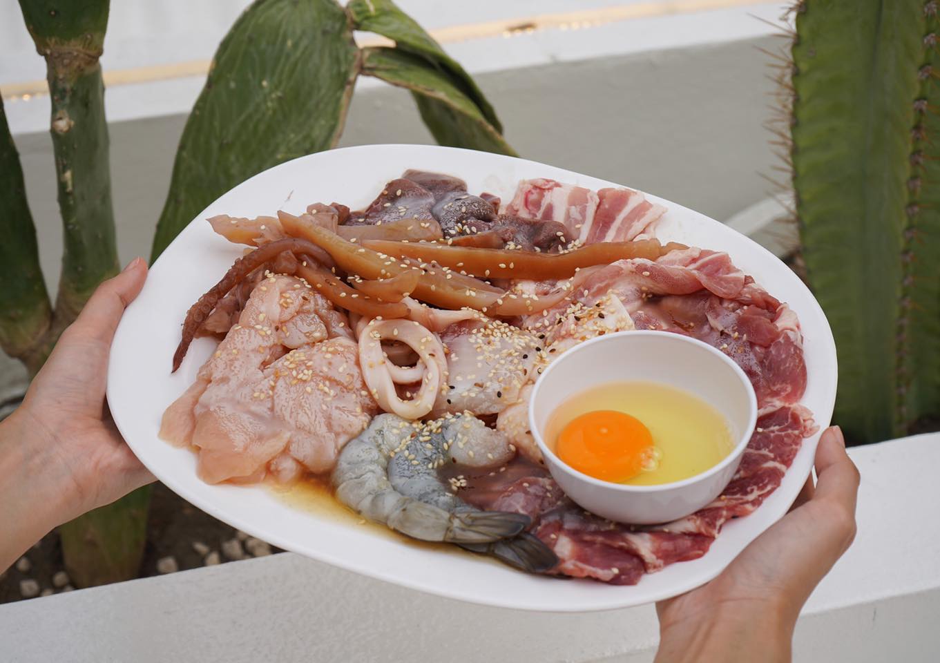 Everyday mookrata & cafe, นั่งปิ้ง หมูกระทะ, Sky grill หมูกระทะ, อารียา หมูกระทะ สาขา 3 รูฟท็อป, หมูกระทะคนรวย, หมูหมึกกุ้ง, Bargyuu, ปิ้งเนย บุฟเฟ่ต์ปิ้งย่างกระทะร้อน อโศก on-the-roof