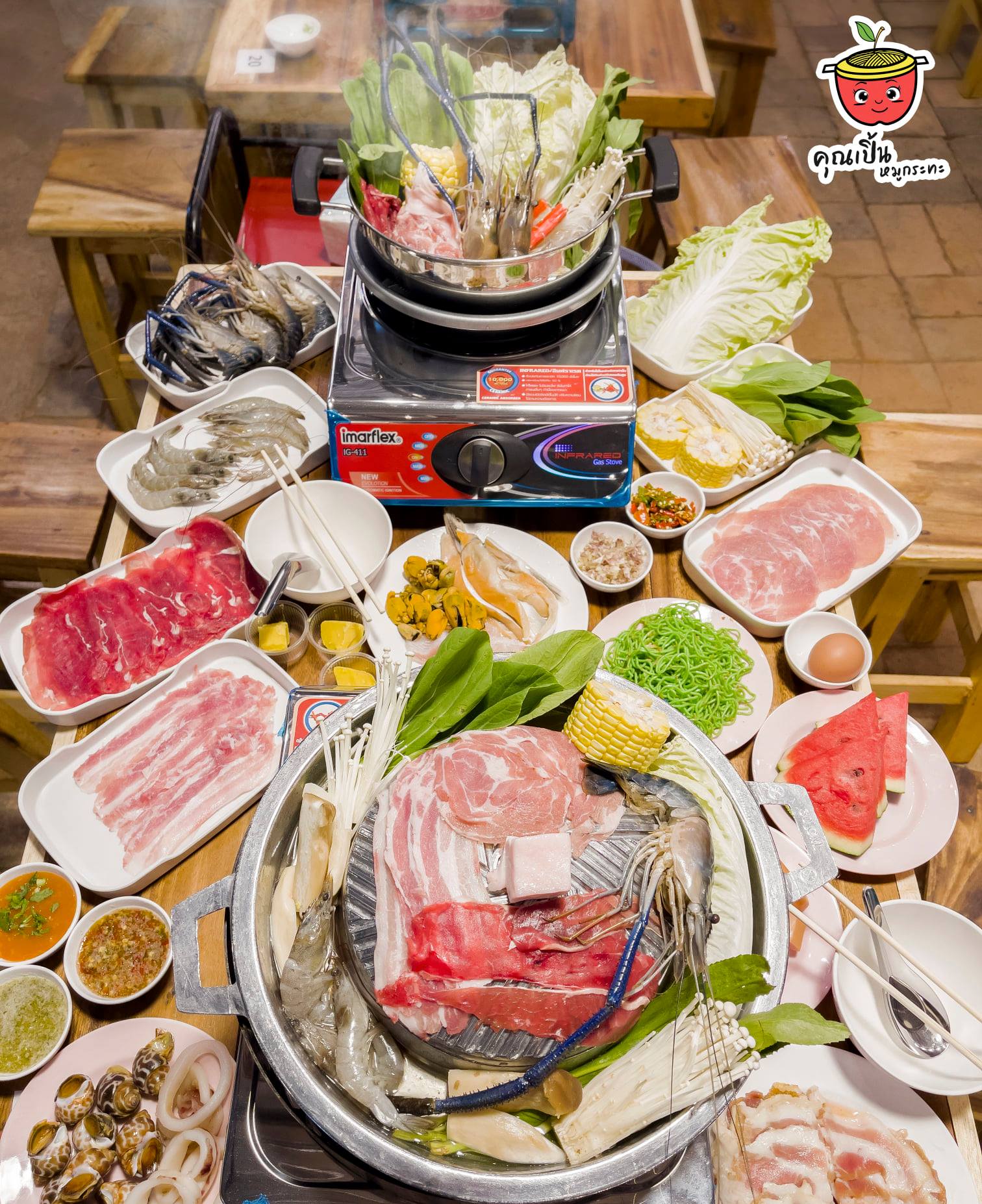 อร่อยติ่มซำ สุกี้สไตล์ฮ่องกง, Happy Suki, จ้าวเนื้อ บุฟเฟ่ต์ เนื้อย่างกระทะร้อน, โชคชัย 4 ปากซอย 33, กังนัม บุฟเฟ่ต์เกาหลี, Lucky BBQ, Nene Korean BBQ Buffet, ซูวอนซองบาร์บีคิว, ตั้งเตา หมูกระทะบุฟเฟ่ต์เลี่ยงเมืองนนท์, คุณเปิ้น หมูกระทะ