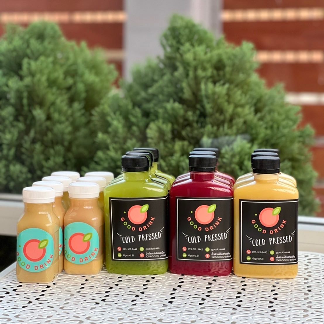 ผักฉ่ำ คำหอม, QULI Cold Pressed Juice, WYO.Juicebar, BEEP HPP Cold-Pressed, Roots, Own Your Own Fresh, Fruitstop, My Everyday Juice, น้ำผักผลไม้สกัดเย็น100%GOOD DRINK, ปลูกปั่น