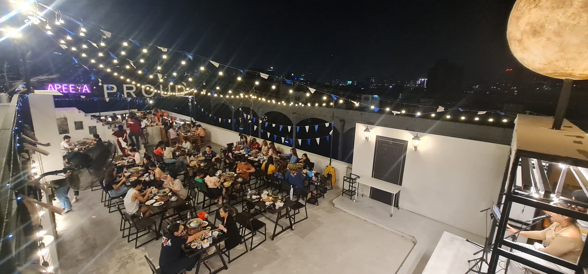 Everyday mookrata & cafe, นั่งปิ้ง หมูกระทะ, Sky grill หมูกระทะ, อารียา หมูกระทะ สาขา 3 รูฟท็อป, หมูกระทะคนรวย, หมูหมึกกุ้ง, Bargyuu, ปิ้งเนย บุฟเฟ่ต์ปิ้งย่างกระทะร้อน อโศก on-the-roof