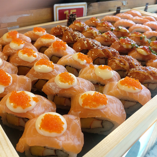 Salmon Cat, Yume plus sushi, ซูชิคุมะ ShuShi Kuma, จ่ามอส แซลม่อน ซีฟู๊ด, กินดิบ