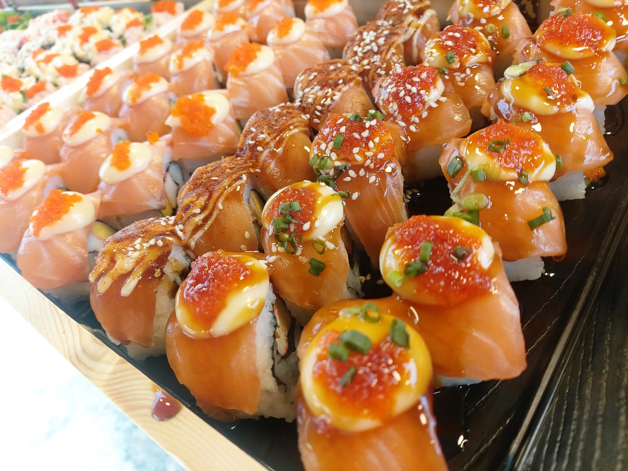 Salmon Cat, Yume plus sushi, ซูชิคุมะ ShuShi Kuma, จ่ามอส แซลม่อน ซีฟู๊ด, กินดิบ