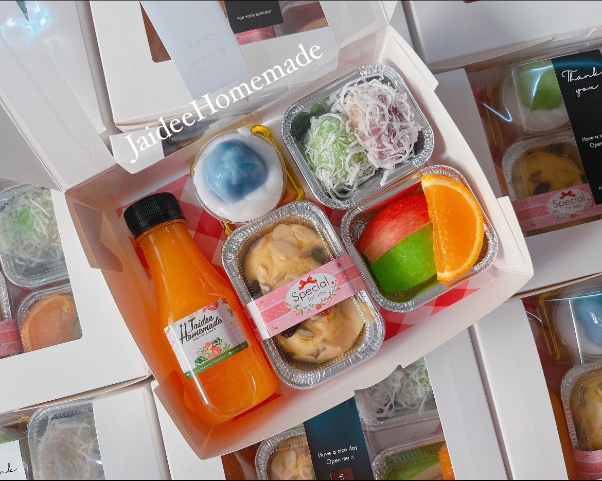 Muibakery, กินดี อยู่ดี by foreste cafe, The Waffle, Snack food.shop, Snackbox Monchanok, ไออุ่น, บ้านทองม้วน, Jaidee Homemade, ชื่นจิต chuenchit, Nara Snack Box - รับจัดเบรค, ว่าหรอย-waroi, KIN.D