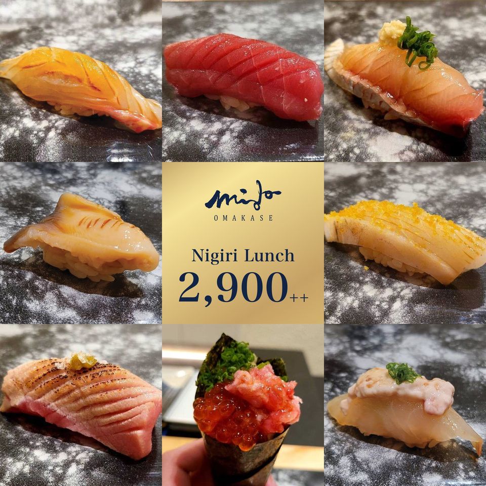 Jikasei B, NOWAKI BKK ノワキ, Sushi Yorokobu Bkk 鮨㐂, Ryuzu Omakase, Tamaya Omakase, Momiji Omakase, Mido Omakase