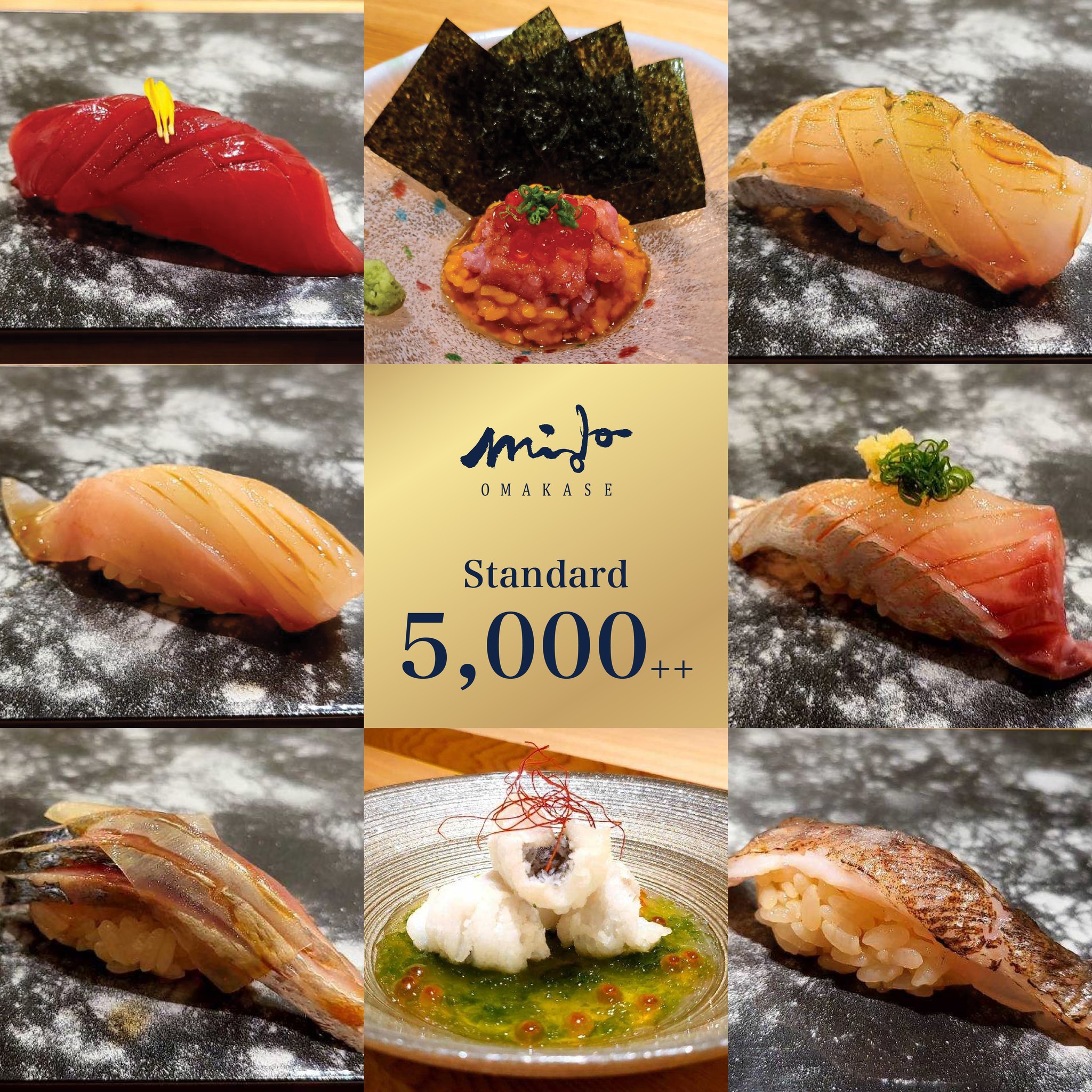 Jikasei B, NOWAKI BKK ノワキ, Sushi Yorokobu Bkk 鮨㐂, Ryuzu Omakase, Tamaya Omakase, Momiji Omakase, Mido Omakase
