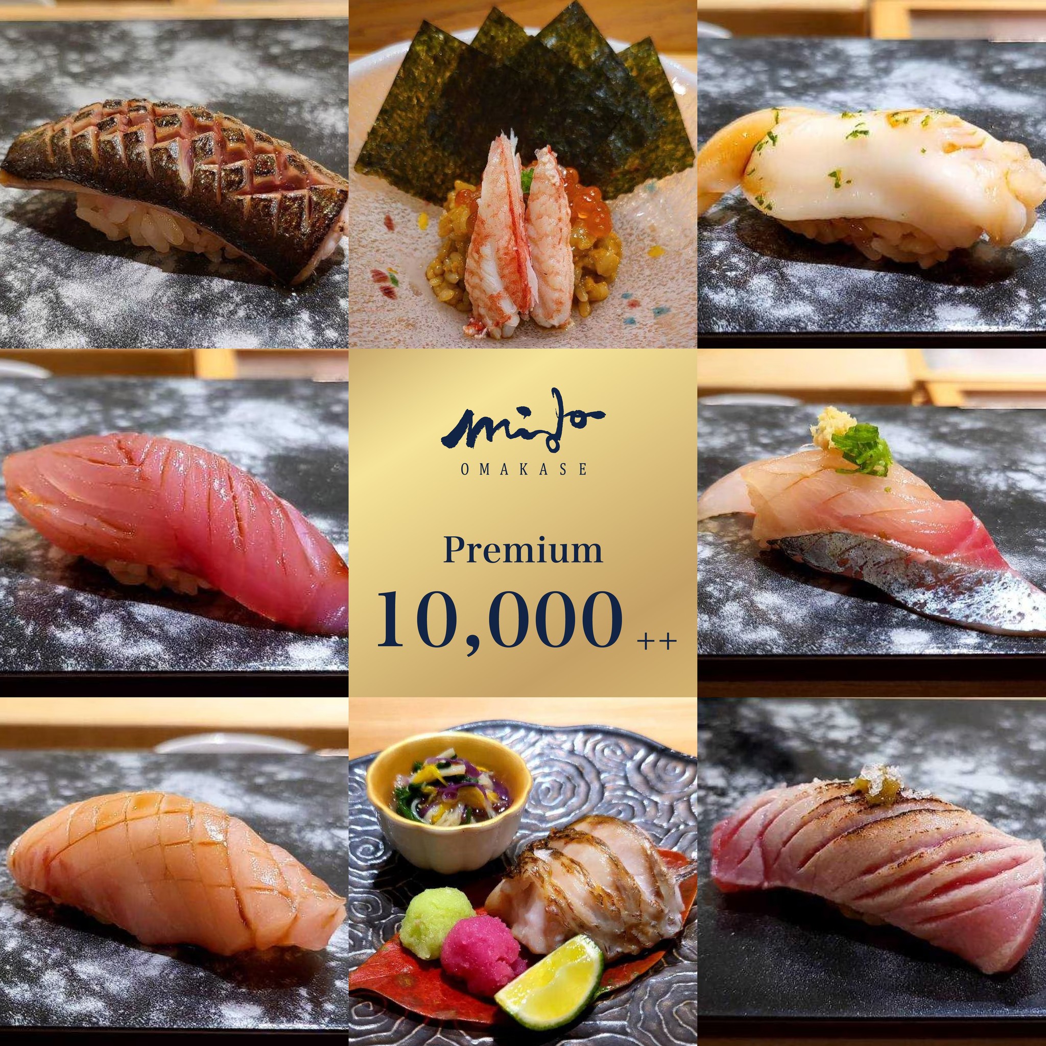Jikasei B, NOWAKI BKK ノワキ, Sushi Yorokobu Bkk 鮨㐂, Ryuzu Omakase, Tamaya Omakase, Momiji Omakase, Mido Omakase