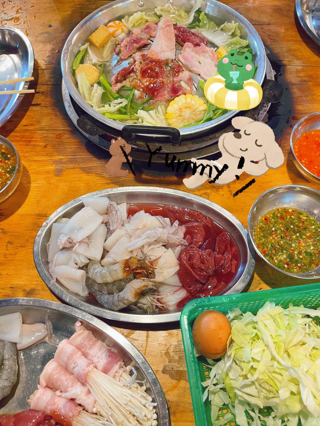 สำรับกับข้าว, ก๋างโต้ง, ครัวจันทร์หอม, จุ่มยักษ์, บ้านแม่คุณ, Miyako Japanese, สุดาพร หมูกะทะ, ตะบันตำ ตำถาดบันลือโลก