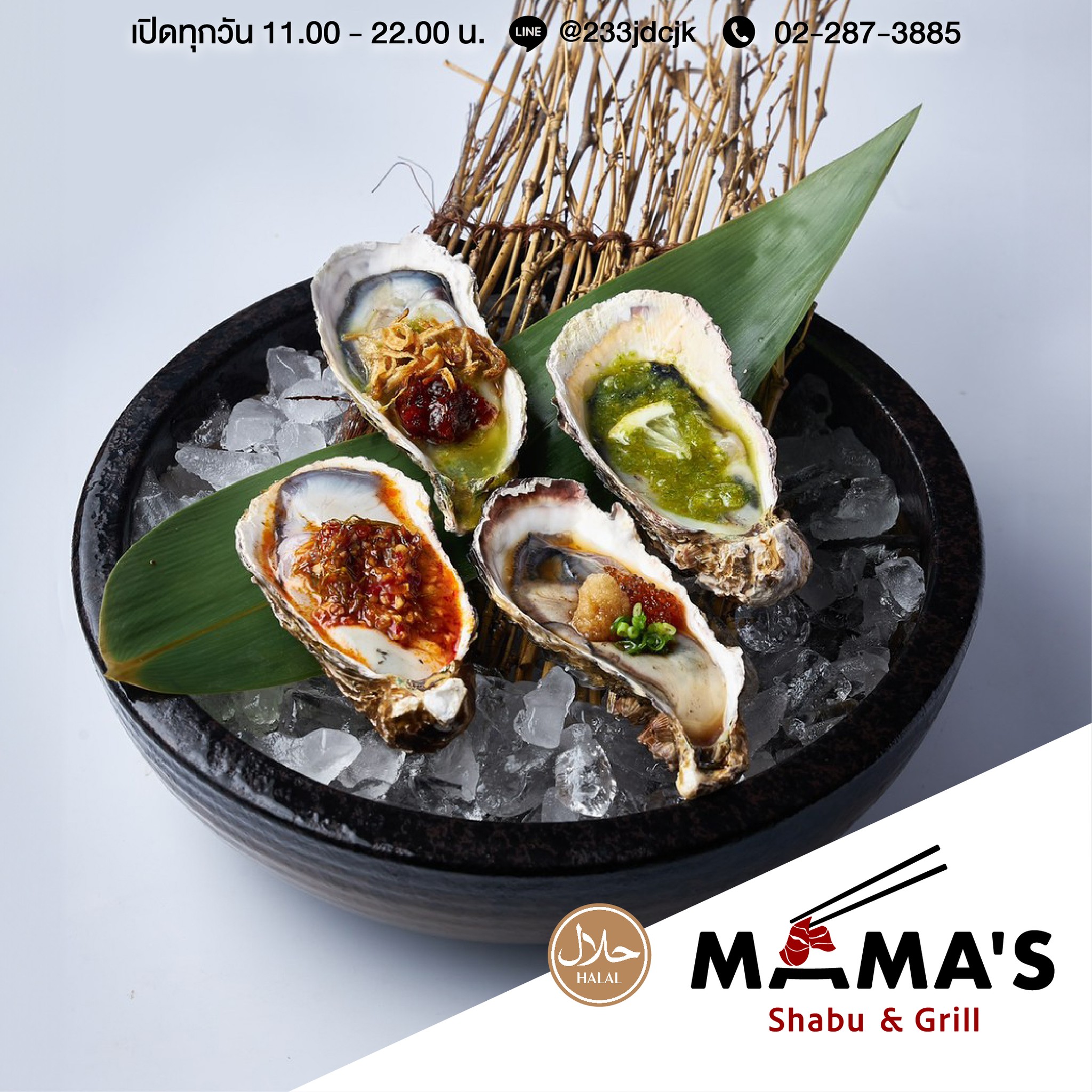 ฮาน่า ปิ้งย่าง &amp; ชาบู, Bigbeef Premium HALAL Buffet, Got to Grill, Mama's shabu &amp; Grill, Grandpa's Grill, Oxgrill Halal, โคบัง บุฟเฟ่ต์ โคขุน, NIDA Shabu&amp;Grill