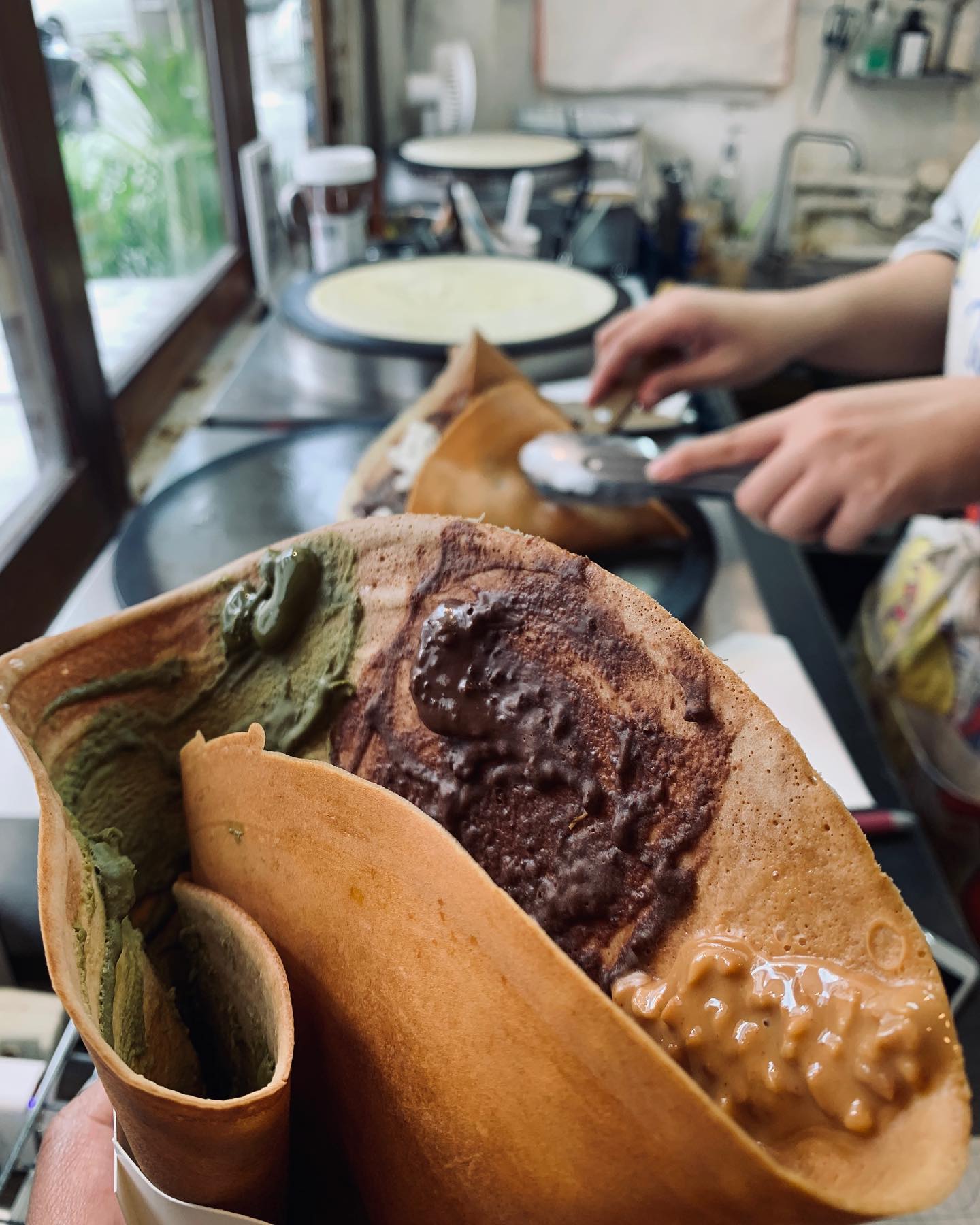 Phumjai Crepe • ภูมิใจเครป, เครปเย็นโครตไส้ ตลาดอินดี้ปิ่นเกล้า, เครปบุฟเฟต์ สายไหมอเวนิว, ร้านป้านายเครปเย็น I creamy crepe, เครปเย็น หน้าวัง, เครปเย็น โทสต์ ร้านป้อนคำหวาน กรู๊ฟมาร์เก็ต, YOTHA CREPE, เครปสมหวัง, Olino Crepe &amp; Tea