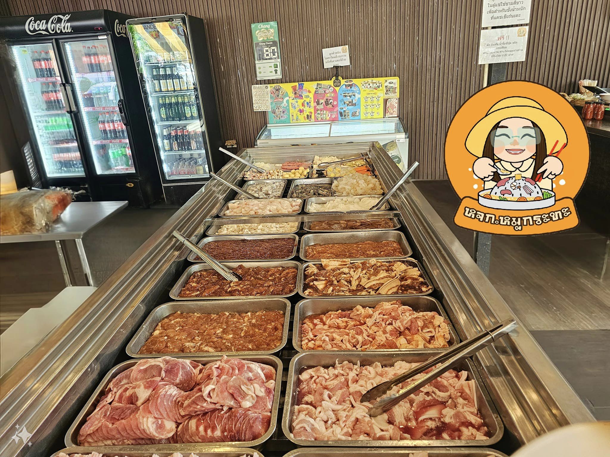 คุณภัฐหมูกะทะ, รักเขาหลงเขา หมูกระทะ, จ่า หมูกระทะ สาขา ซอยอุดมเดช, สานฝัน หมูกระทะ, อร่อยเต็ม 10 หมูกระทะ ชาบู, บังโก๊ะหมูกระทะชั่งโล, แก้มตุ่ย8 หมูกระทะ, หจก.หมูกระทะ, AK หมูกระทะชั่งกิโล สุขสวัสดิ์26