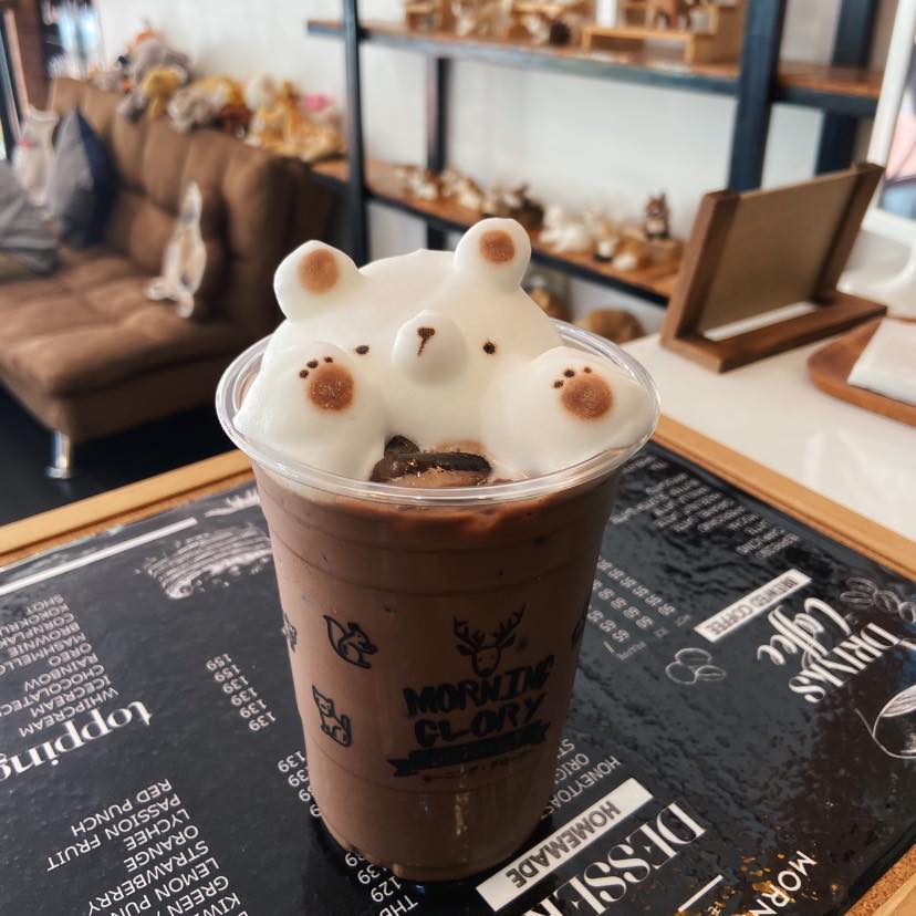 Pransuk, Khagee sriracha cafe, Manga Coffee &amp; Craft, Morning Glory Cafe, สาขาศรีราชา