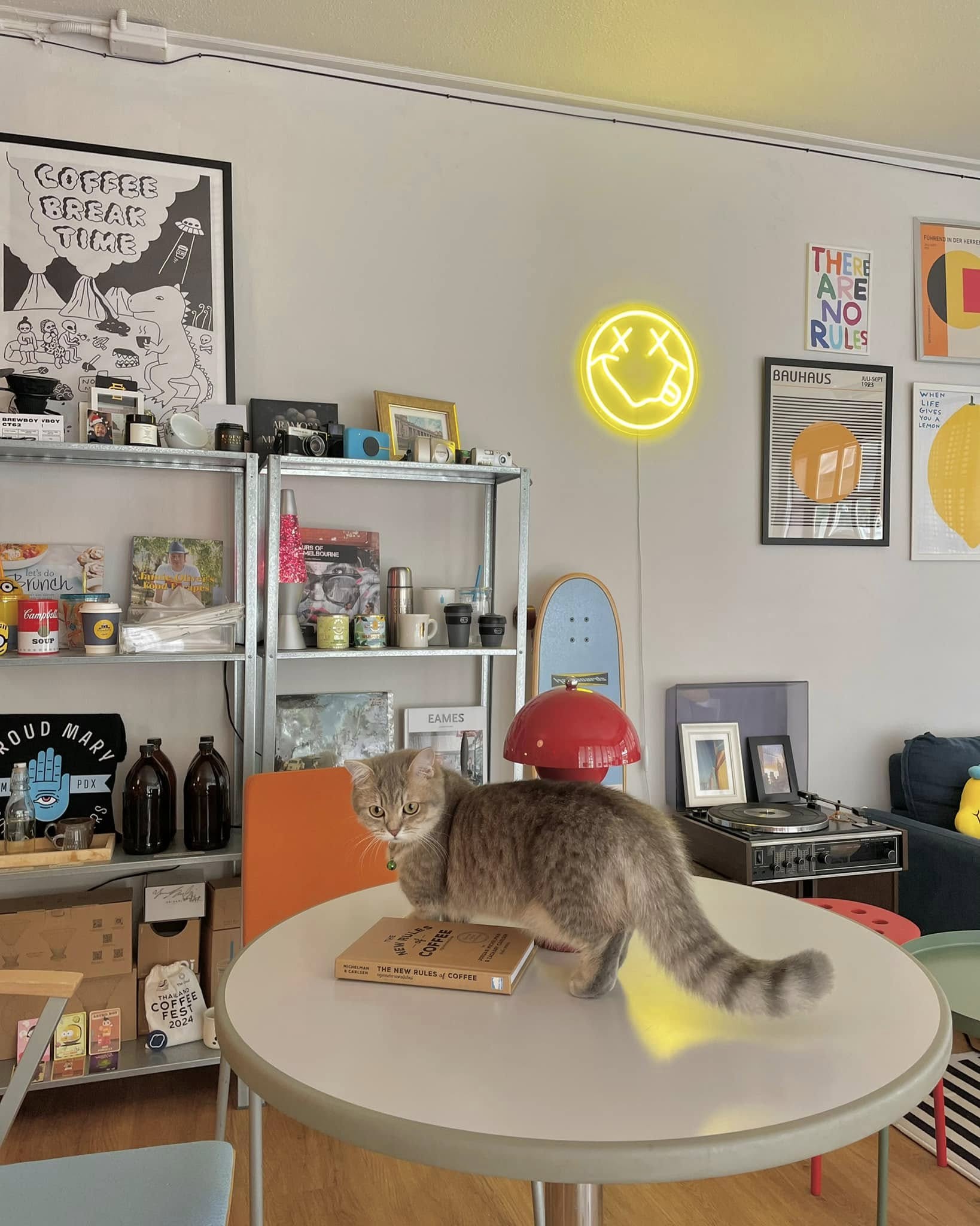 Flinders Street Cafe, Simplycafebkk, Neighbor cats koff bar, Bunnierista, Blend cafe, Hatchery, SEVENDAYS cafe & bakehouse, Smith & Rabbit Cuisine