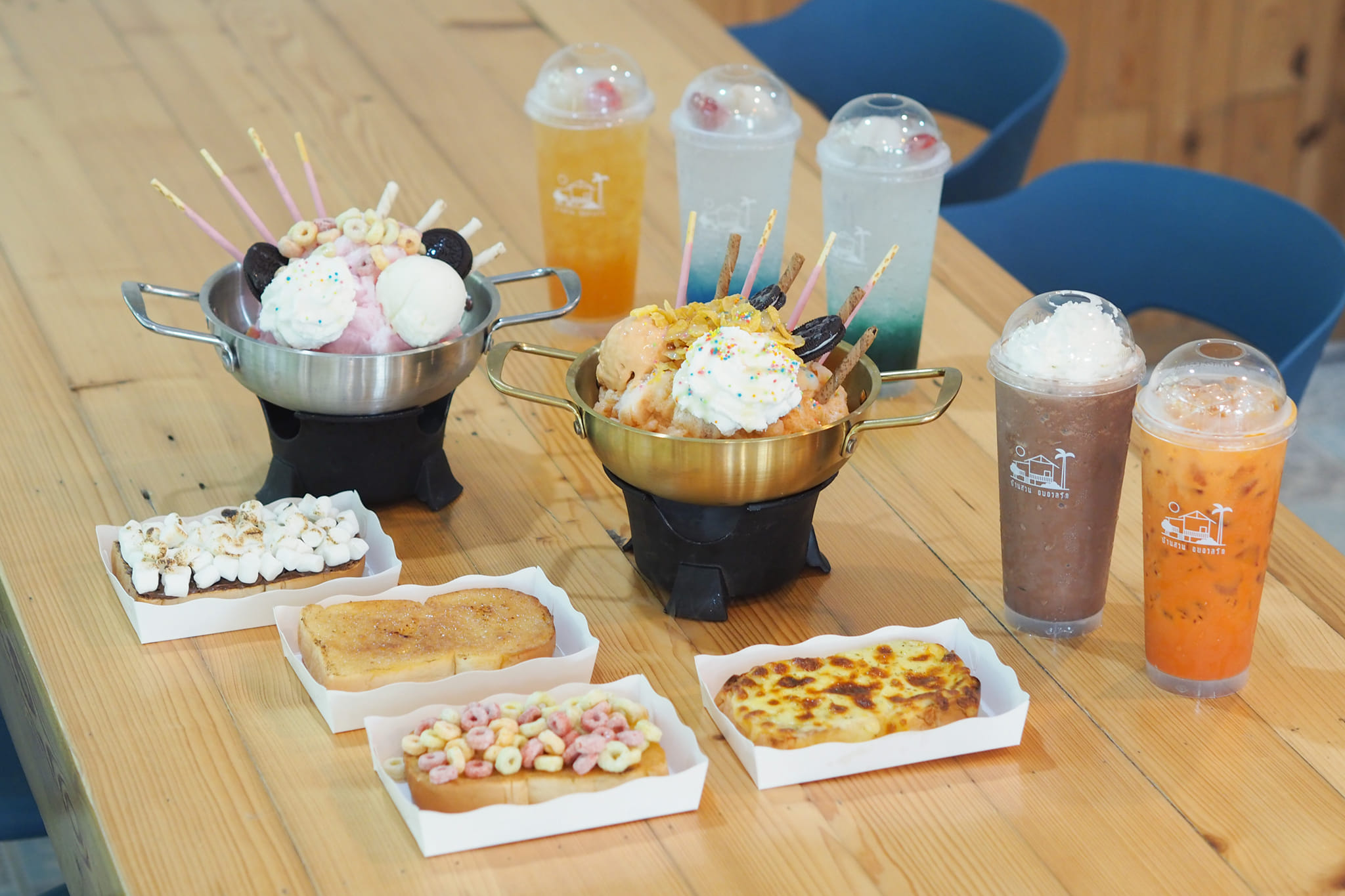 บ้านสวย ในสวน, Siam Brasserie , The Treehouse Nongchok, Natura Cafe, BaanNaiSuan Cafe&amp;Yoga, Patom, Portobello &amp; Désiré, ครัวบ้านสวนสุวรรณ, ร้านอาหารฐิตารีย์ สวนรถไฟ จตุจักร, บ้านสวน อบอวลรัก