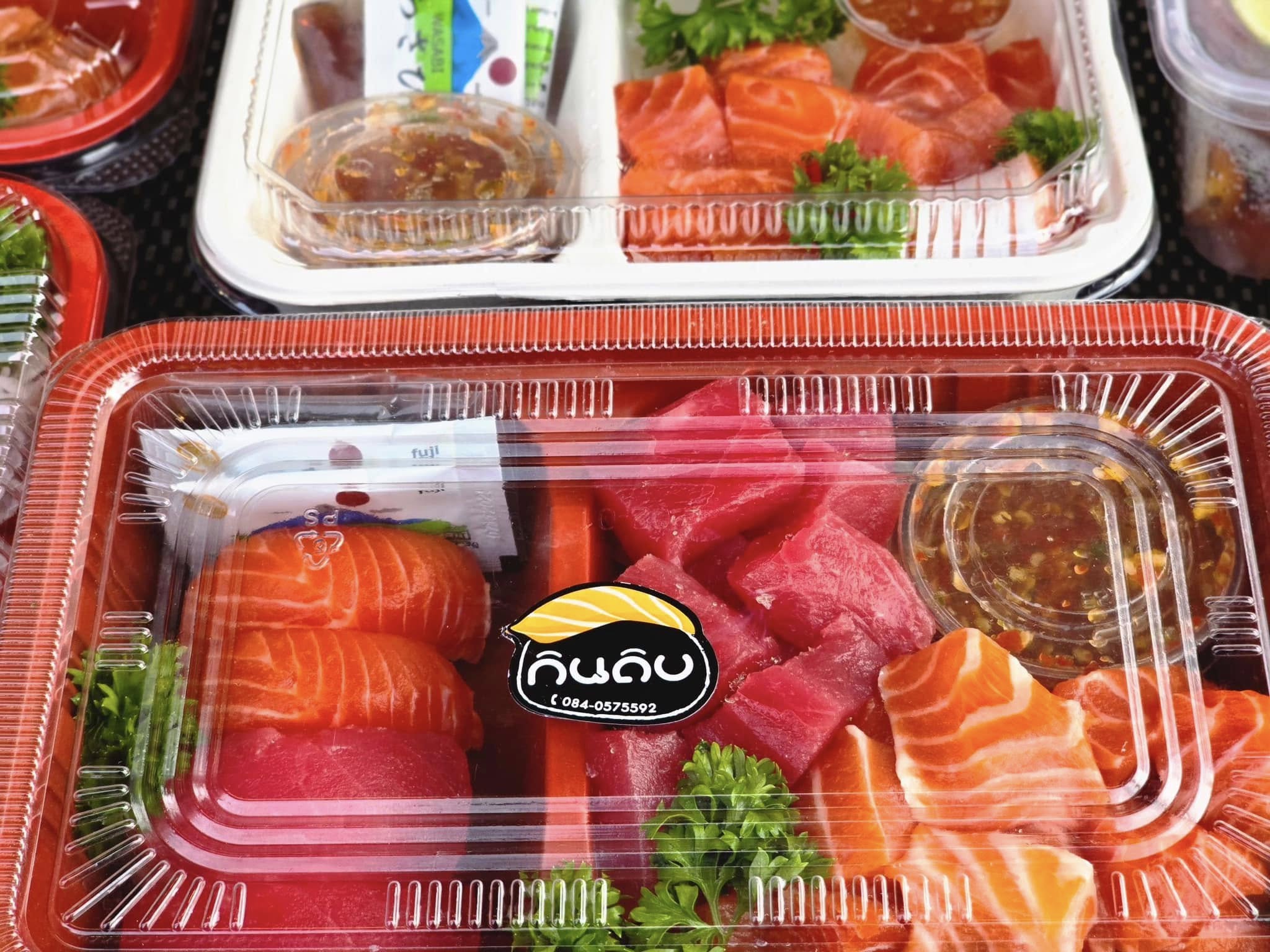 Salmon Cat, Yume plus sushi, ซูชิคุมะ ShuShi Kuma, จ่ามอส แซลม่อน ซีฟู๊ด, กินดิบ