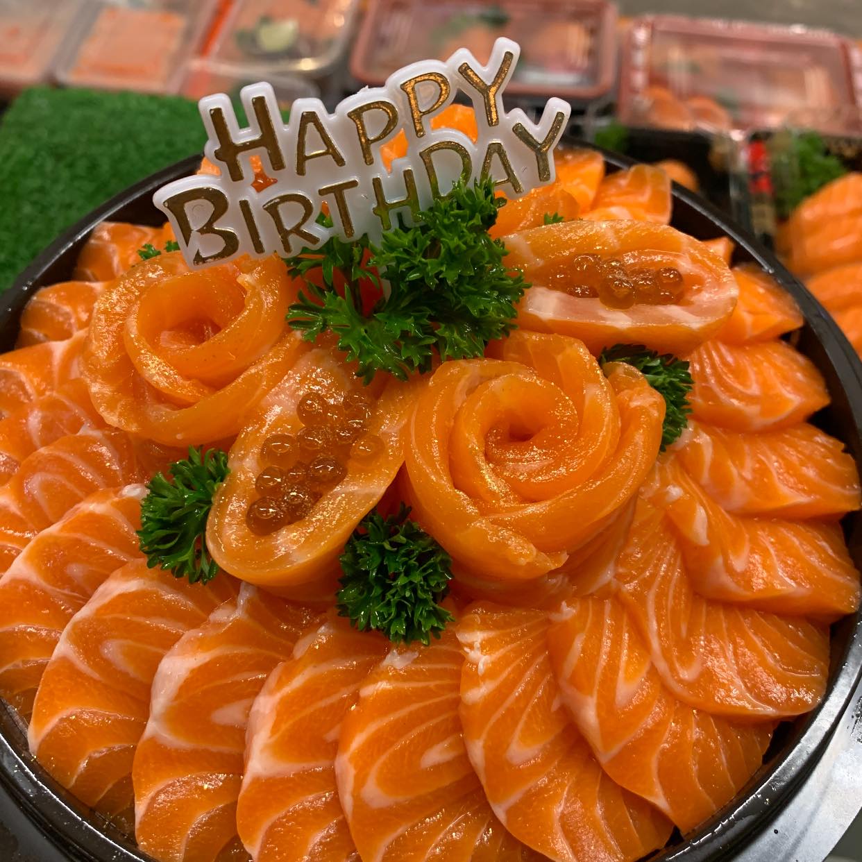 Salmon Cat, Yume plus sushi, ซูชิคุมะ ShuShi Kuma, จ่ามอส แซลม่อน ซีฟู๊ด, กินดิบ