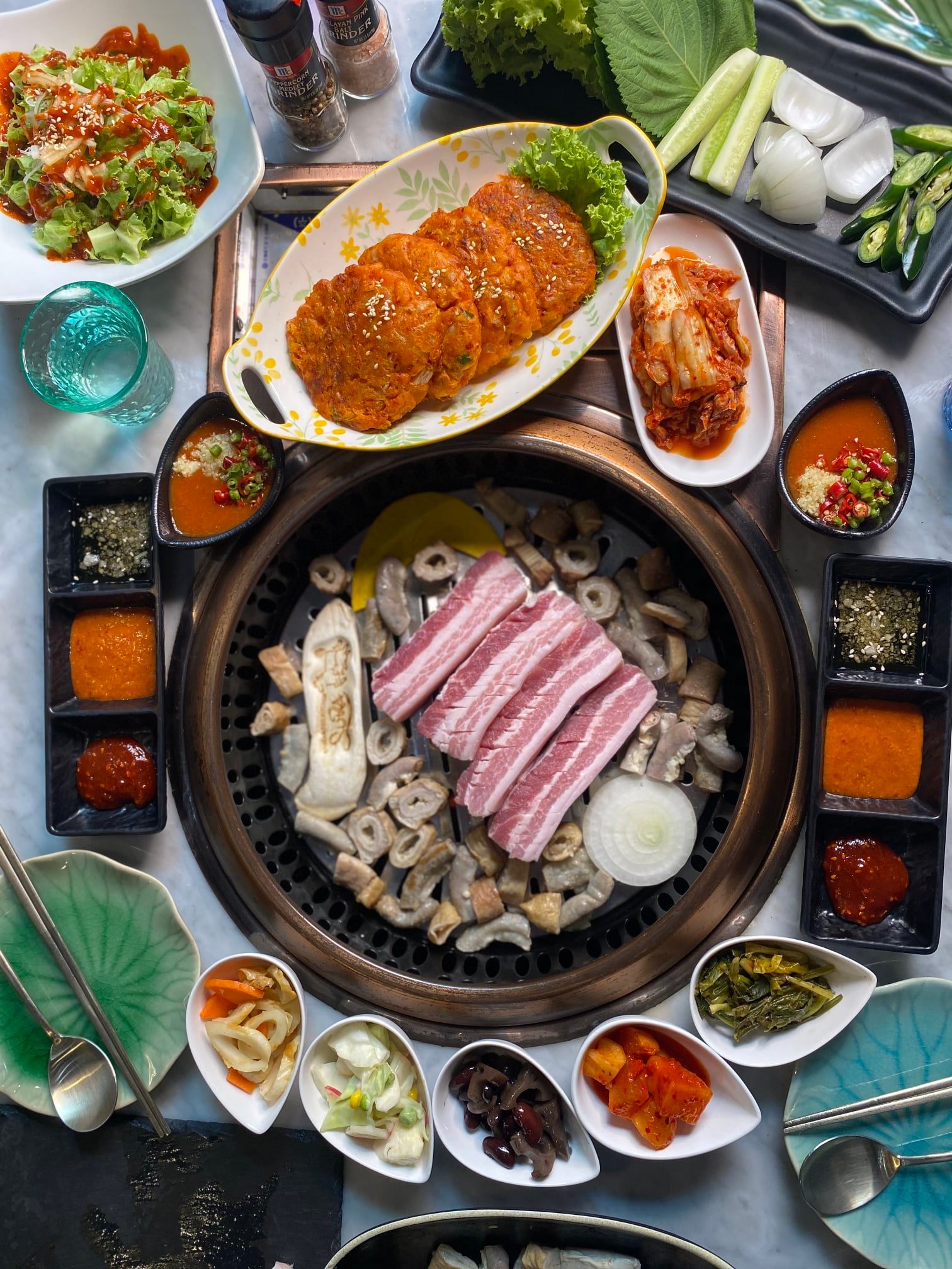Gamsa_aree, SURA KOREAN BBQ, JangWon BBQ 장원, Banjoo korean modern BBQ, The Tongkeungui, DooRae BeeHive