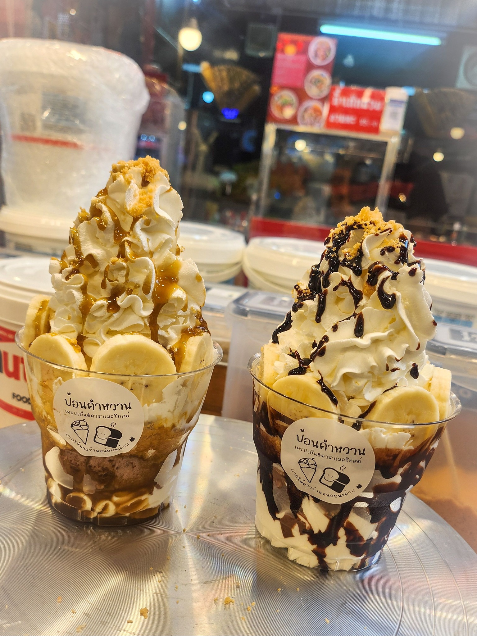 Phumjai Crepe • ภูมิใจเครป, เครปเย็นโครตไส้ ตลาดอินดี้ปิ่นเกล้า, เครปบุฟเฟต์ สายไหมอเวนิว, ร้านป้านายเครปเย็น I creamy crepe, เครปเย็น หน้าวัง, เครปเย็น โทสต์ ร้านป้อนคำหวาน กรู๊ฟมาร์เก็ต, YOTHA CREPE, เครปสมหวัง, Olino Crepe &amp; Tea