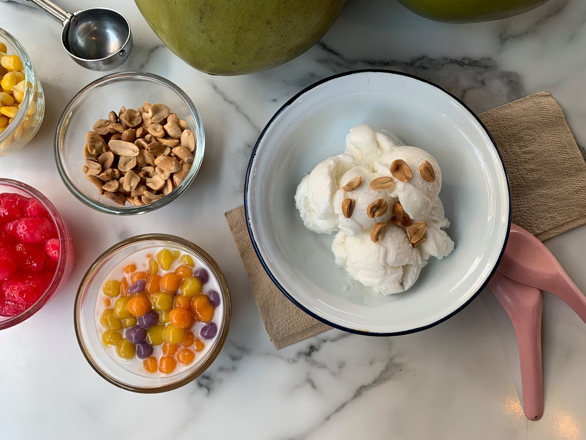 มหาชัยไอศกรีม, พัชชาไอศครีมกะทิ, หวานลิ้นไอติมทรงเครื่อง, M'scream, ฟู่ฟู่ ไอติมกะทิ, ไผ่ทองไอสครีม, ไอศกรีมทิพย์รส