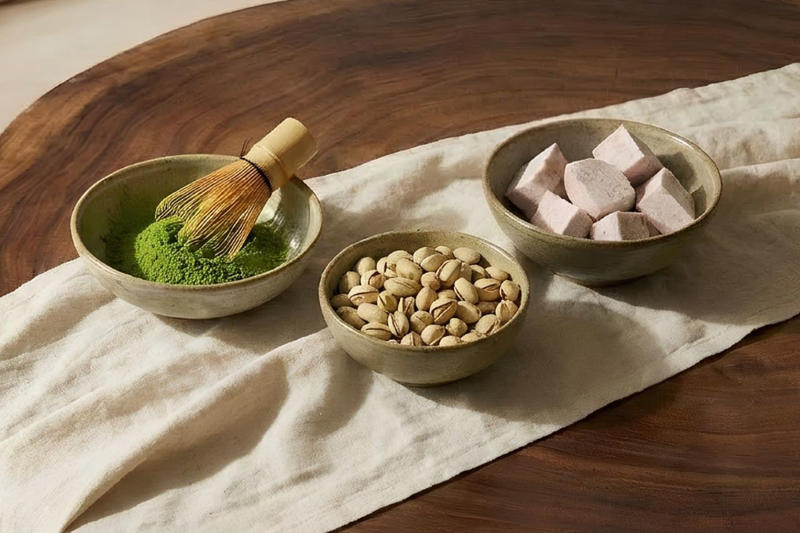 1.  3 รสชาติ "เรียบง่ายแต่หรูหรา" มัทฉะ - พิสตาชิโอ - เผือก, 2. ยุคทองของ "คราฟท์เบเกอรี" (Craft Bakery), 3. เครื่องดื่มที่ออกแบบได้: Customization &amp; Aesthetic, 4. อิทธิพล Soft Power: เมนูไวรัลจากเอเชียตะวันออก, 5. "ฮาลาลอีโคโนมี" ขุมทรัพย์ใหม่ของร้านอาหารไทย