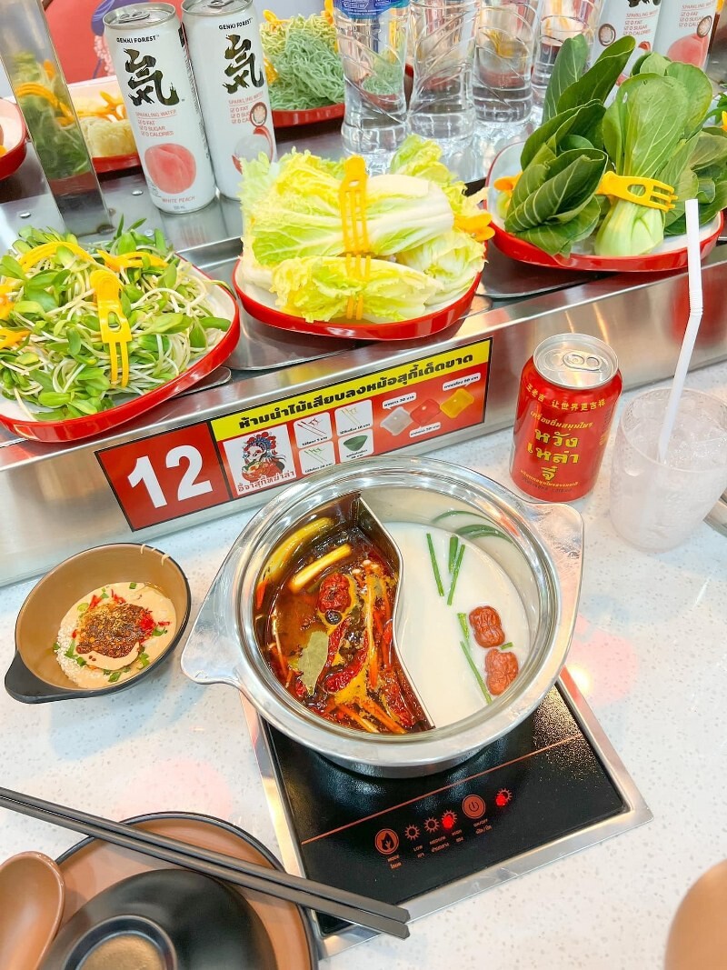 top 12+ ชาบูหม่าล่ากรุงเทพ 2567 หม่าล่าทัง ชาบูหม้อไฟจีน สุกี้สายพาน