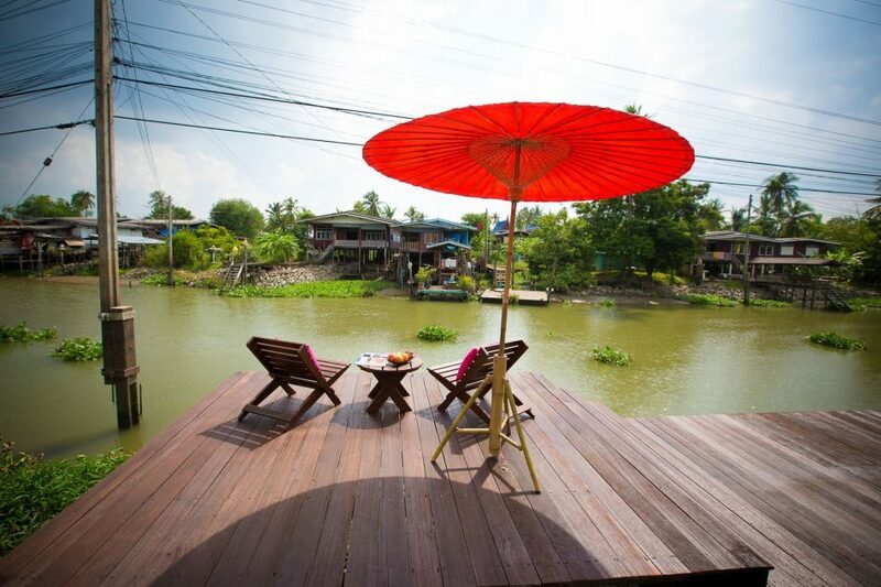 top 5+ ที่พักเรือนไทยริมน้ำ นนทบุรี ที่พักริมน้ำ นอนชิลรับลมเย็นอุรา