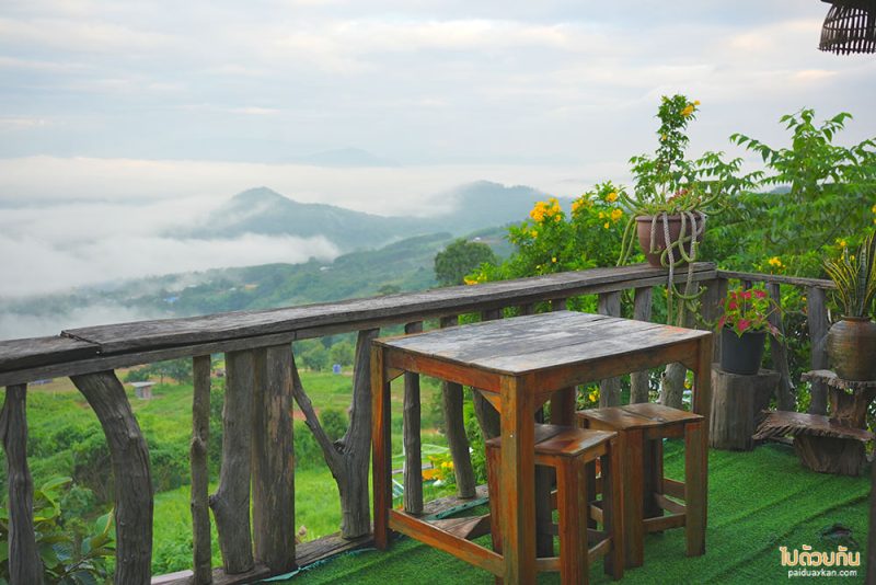 บ้านไฮตาก, ที่พักบ้านไฮตาก, ลาคำวัน โฮมสเตย์ ที่พักบ้านไฮตาก วิวสวย เห็นทะเลหมอก