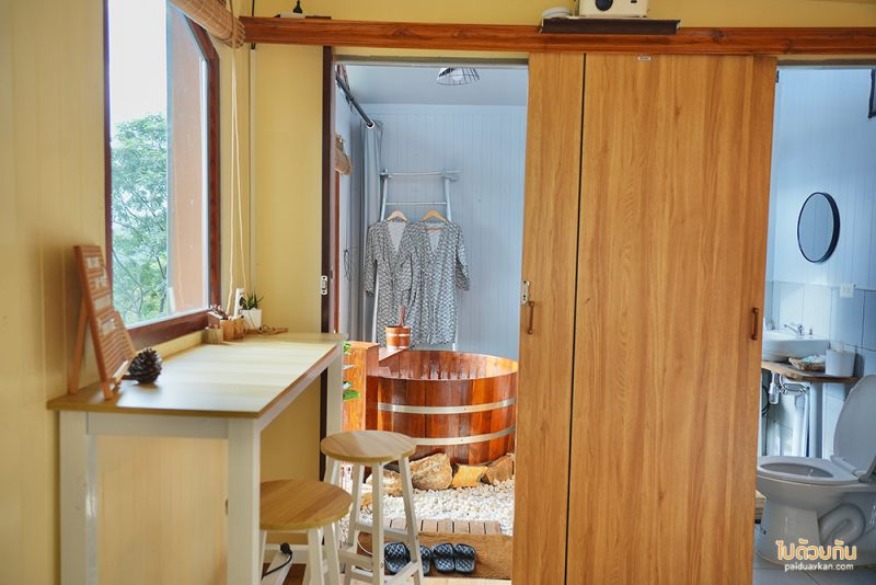 ดอยช้าง, ที่พักดอยช้าง, ณ บ้านกลางดอย, ณ บ้านกลางดอย บ้านพักส่วนตัว สไตล์ญี่ปุ่น ริมเขาบนดอยช้าง