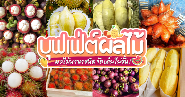 top 6+ บุฟเฟ่ต์ผลไม้+ทุเรียนไม่อั้น ทานได้ทั้งหมด เพราะสดชื่น (อัปเดต 9/06/63)