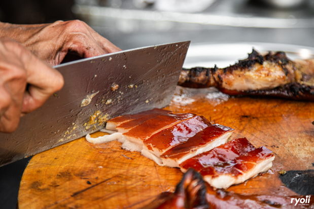 ร้านหมูหัน : ร้านอร่อย พิกัด กทม. หมูหันหนังกรอบย่างหอม ยอมอ้วนก็คราวนี้