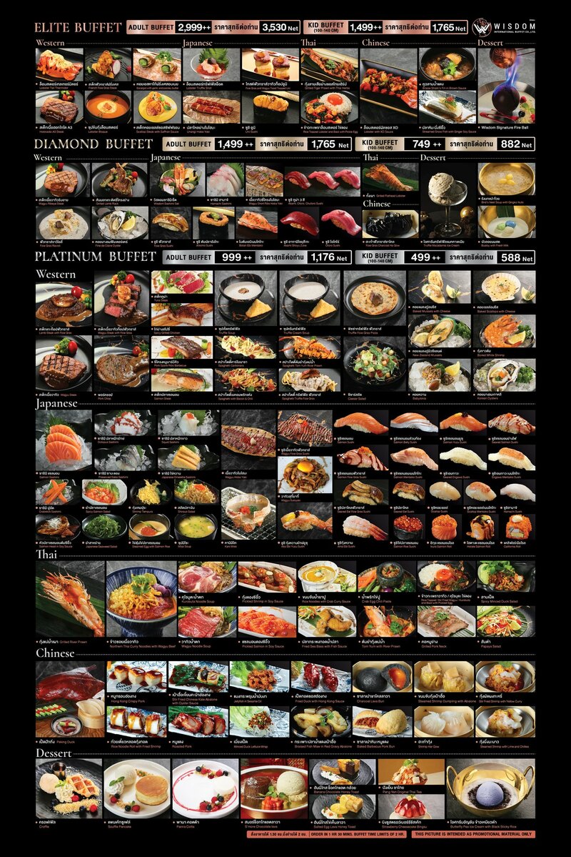 top 7+ ร้านบุฟเฟ่ต์นานาชาติ เมนูสุดหรูหรา ราคาจับต้องได้!