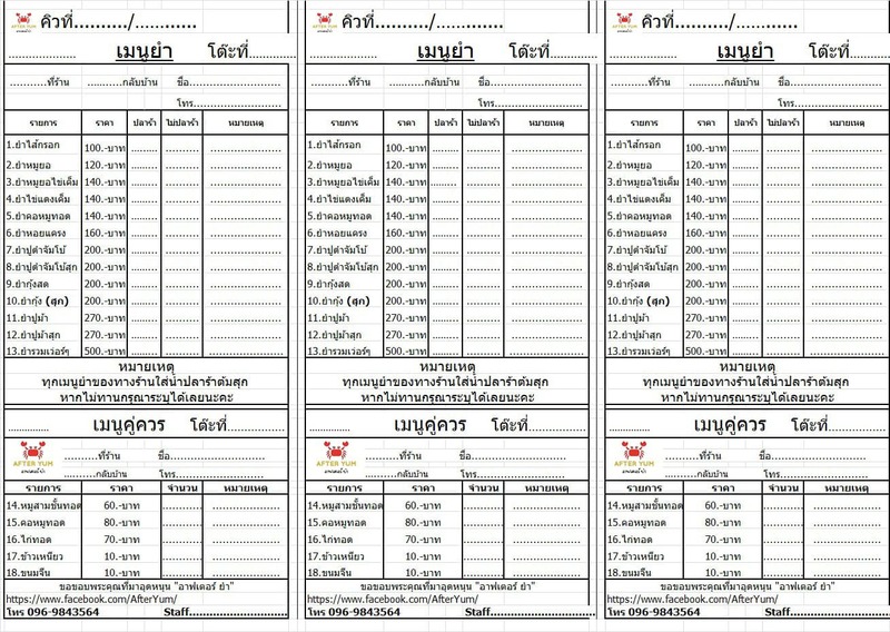 ร้านยำพัทยา : ยำแซ่บซี้ดจี้ดจ้าดเครื่องแน่นรออยู่ที่พัทยา