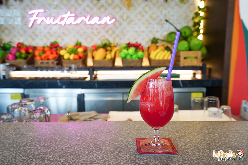 คาเฟ่พัทยา, fat coco  beach club, ร้านอาหารสไตล์ลาหลีพัทยา, คาเฟ่พัทยาถ่ายรูปสวย, fat coco พัทยา คาเฟ่สไตล์บาหลี สดใสได้ฟีลซัมเมอร์